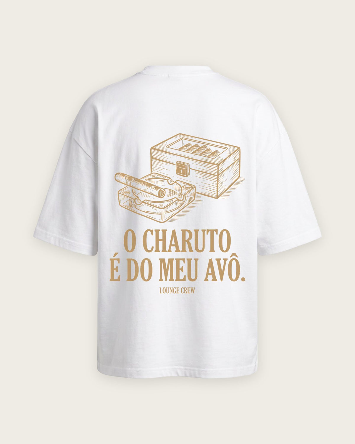 Camiseta “O Charuto É do Meu Avô” — Branco