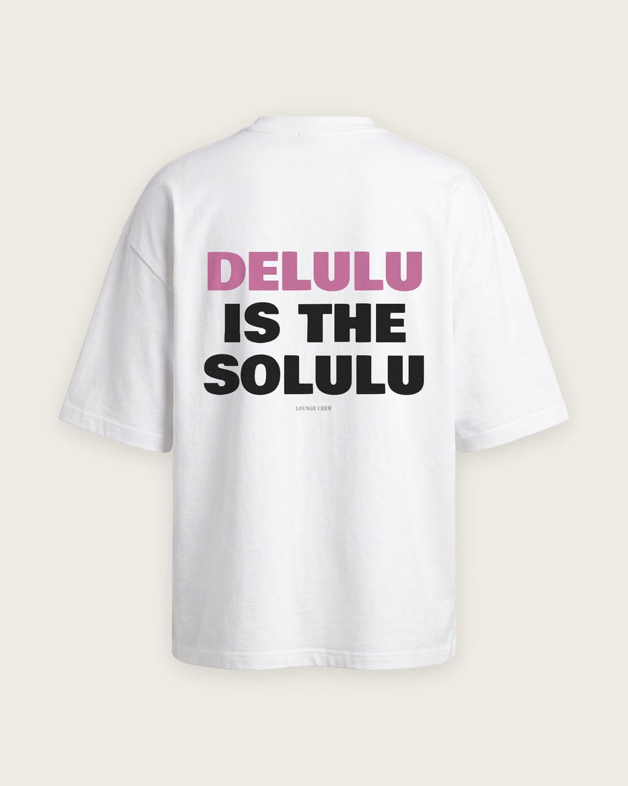 Camiseta Oversized “Delulu Is the Solulu”