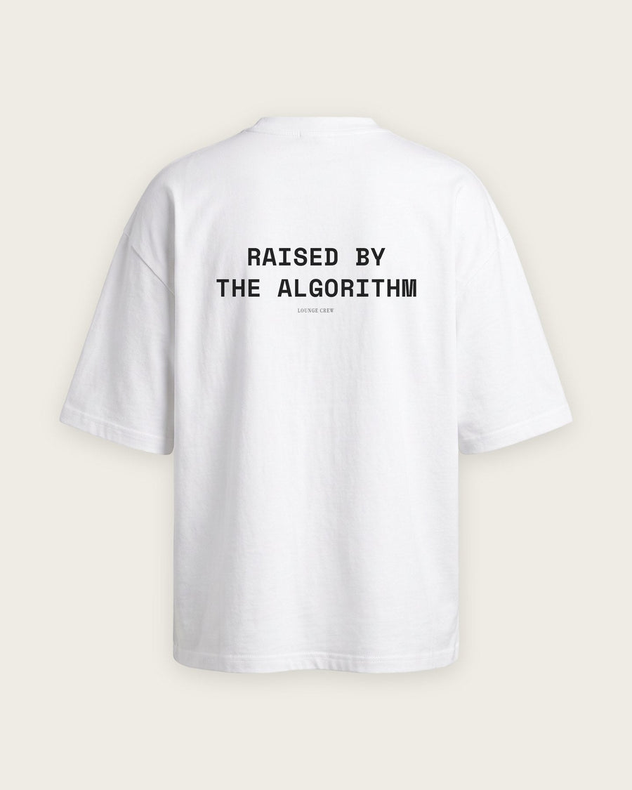 Camiseta Oversized “Raised by the Algorithm”