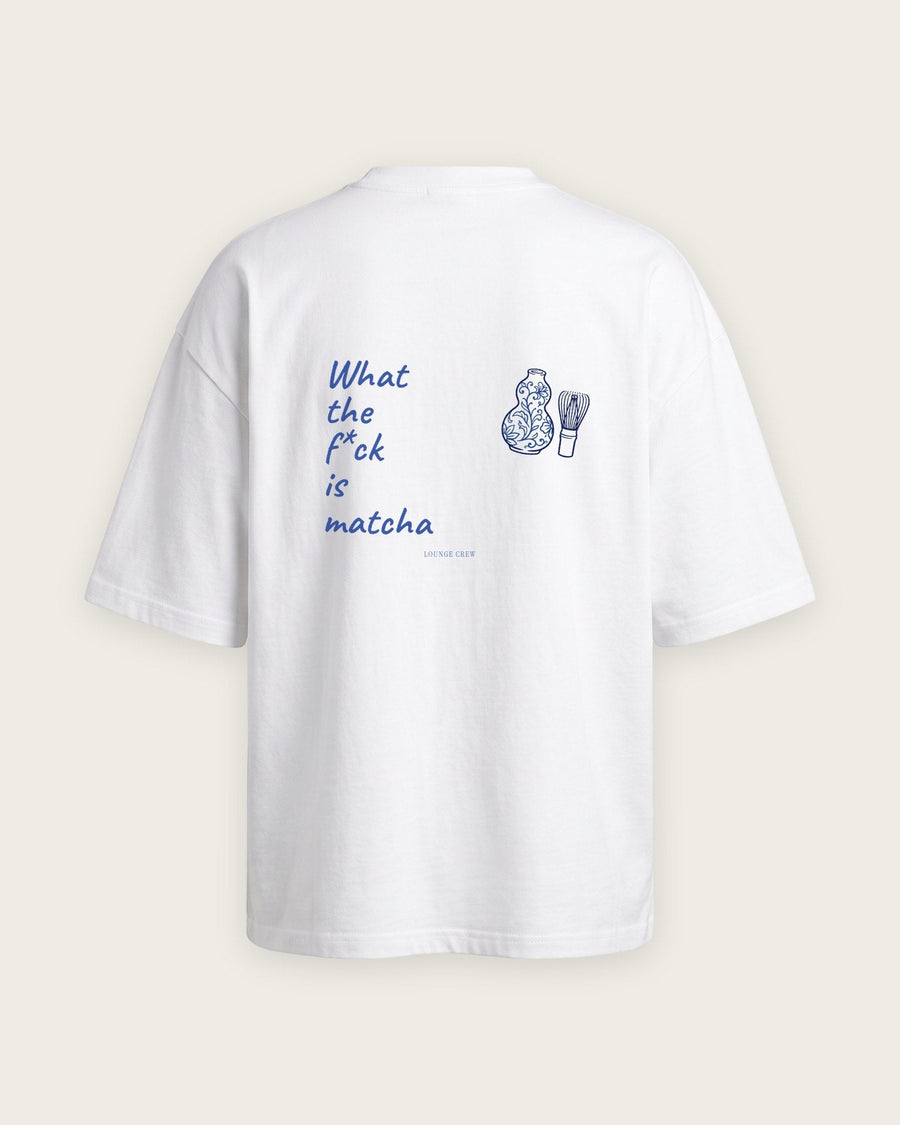 Camiseta Oversized “What the F*ck Is Matcha”