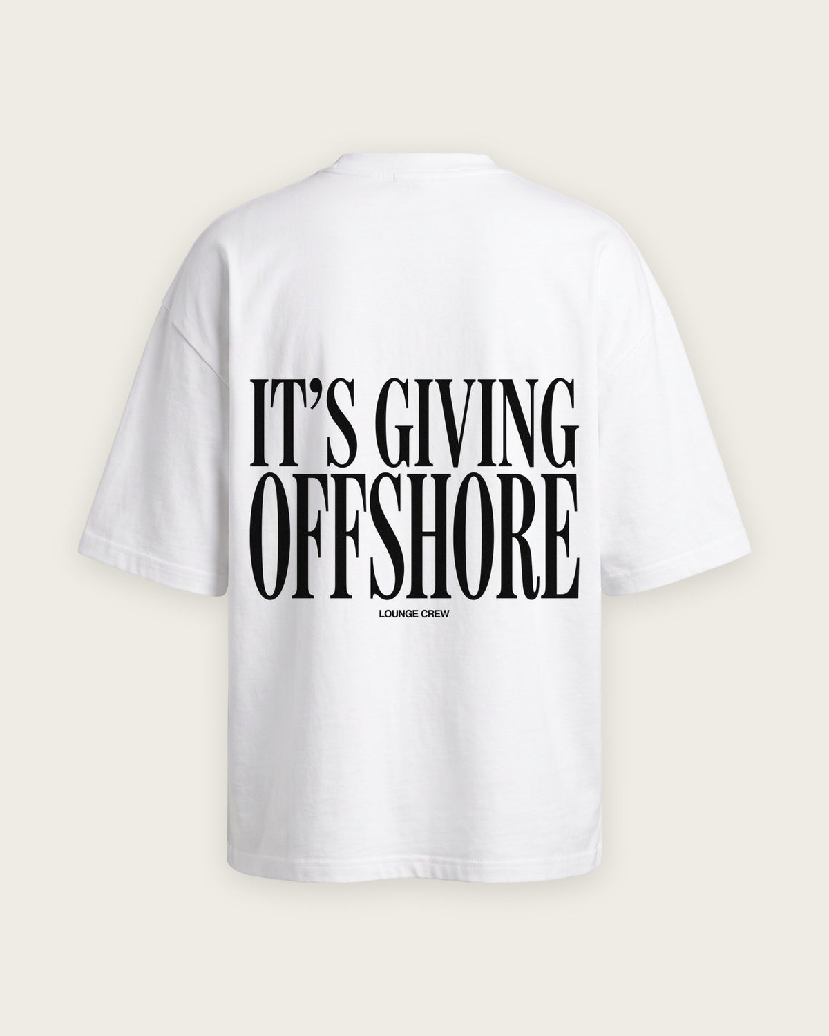 Camiseta “It's Giving Offshore” — Branco