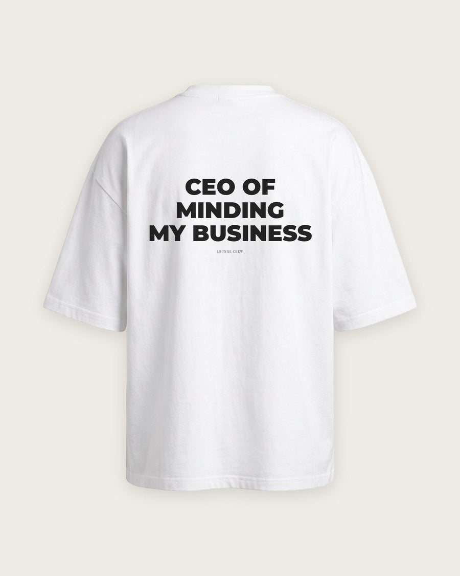 Camiseta Oversized “CEO of Minding My Business”