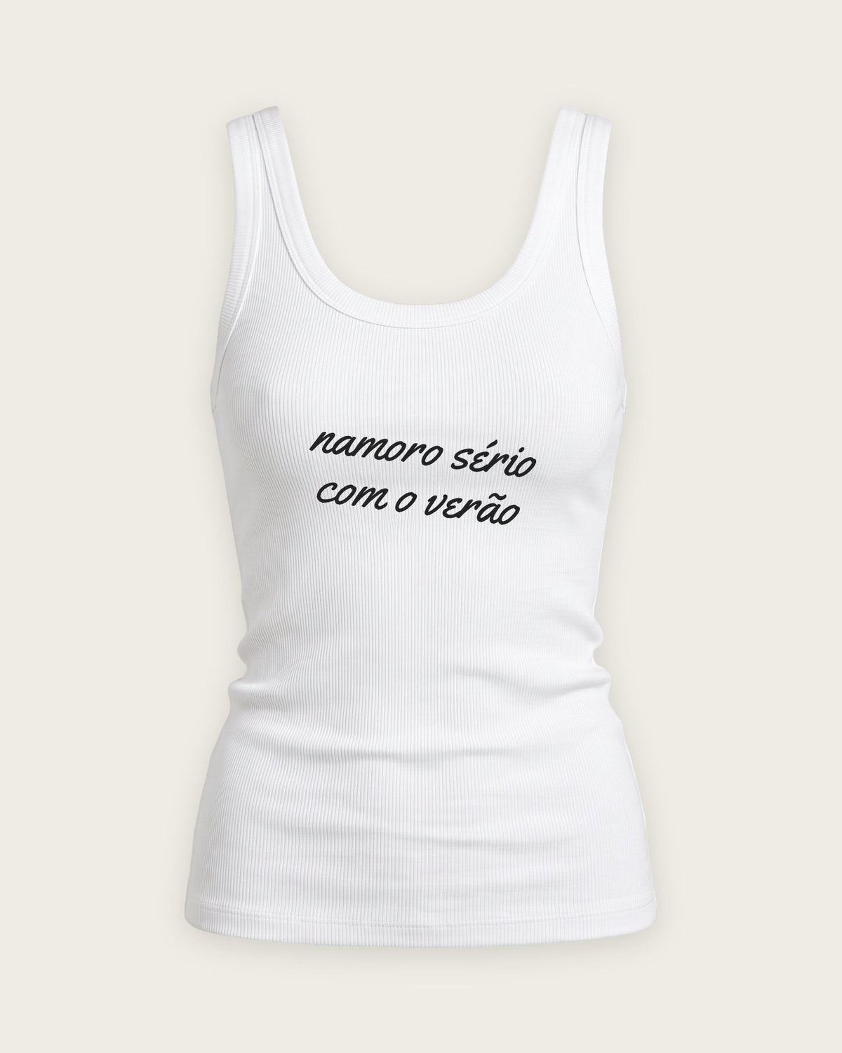 Regata Canelada “Namoro Sério com o Verão” — Branco