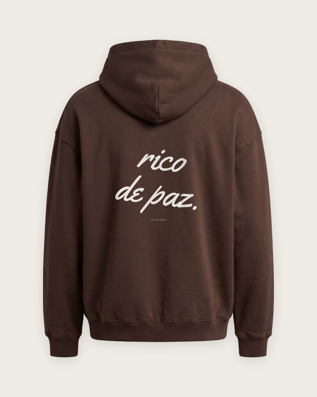 Moletom Oversized “Rico de Paz” — Chocolate