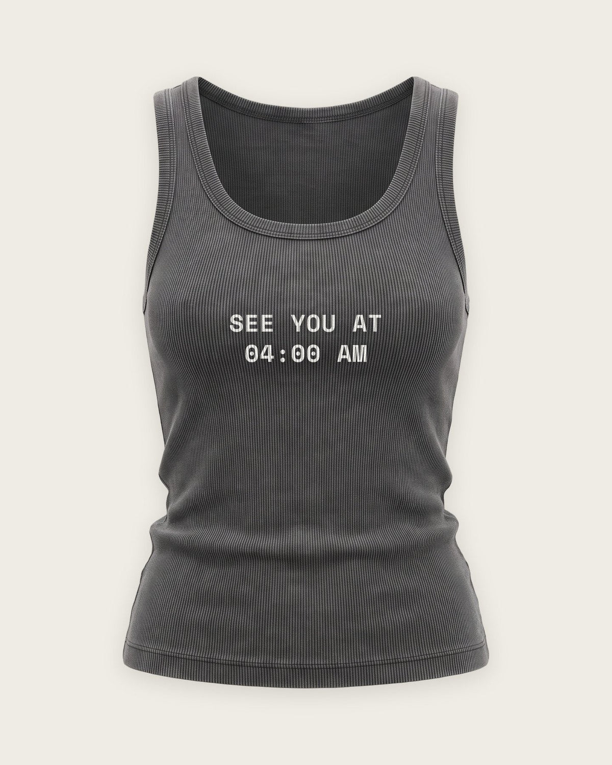 Regata Canelada “See You at 4 AM” — Cinza Estonado