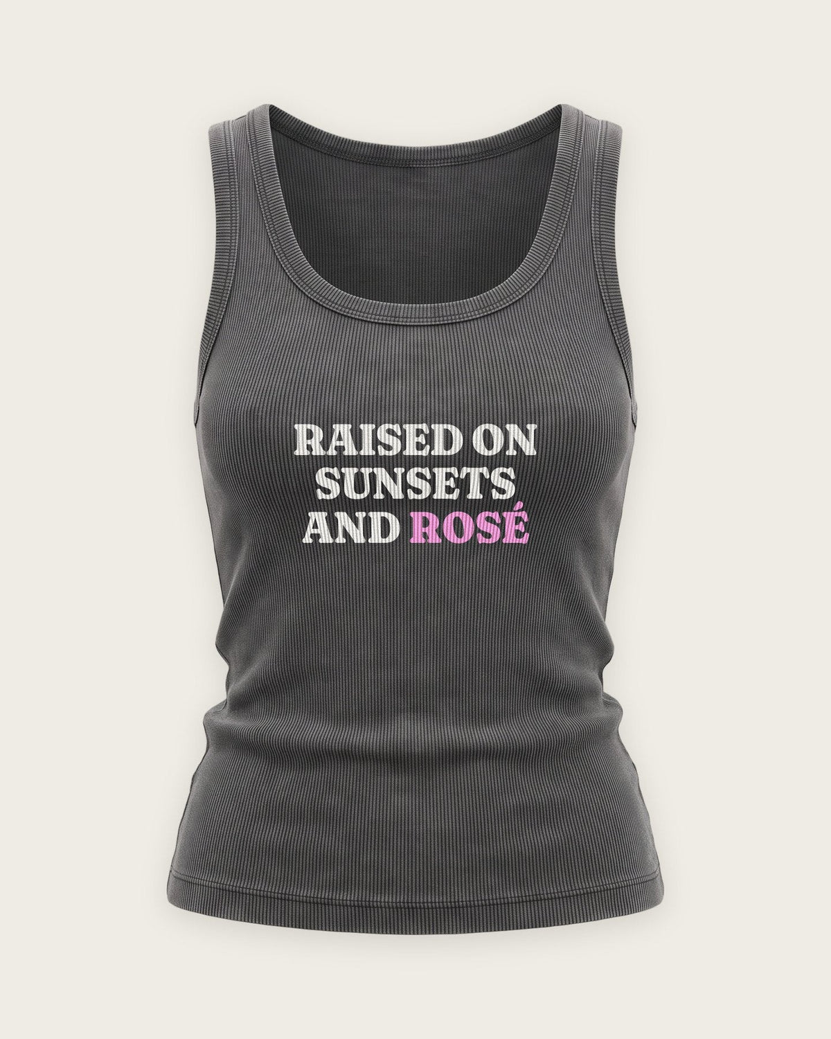 Regata Canelada “Raised on Sunsets and Rosé” — Cinza Estonado
