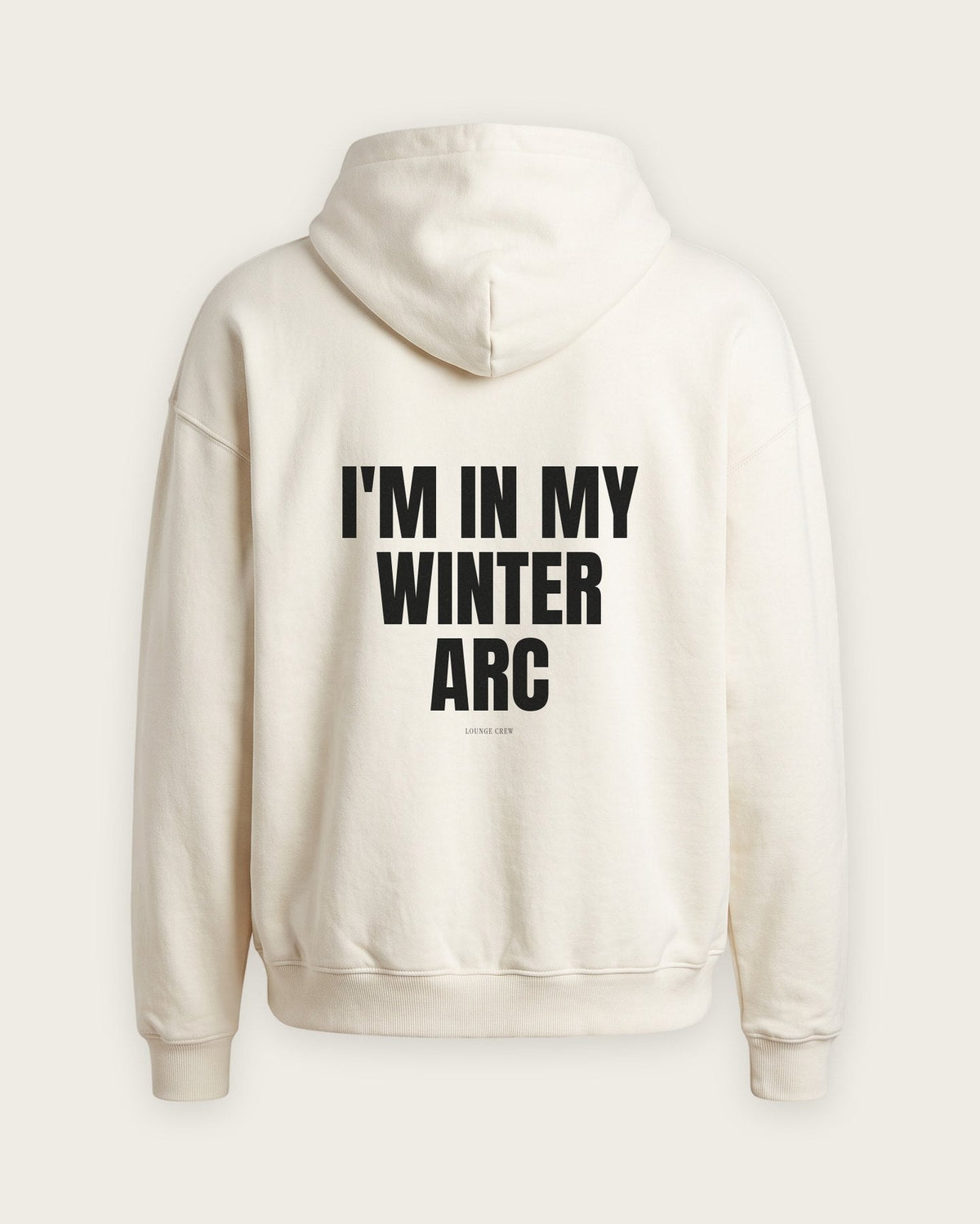 Moletom Oversized “I'm in My Winter Arc” — Off-White