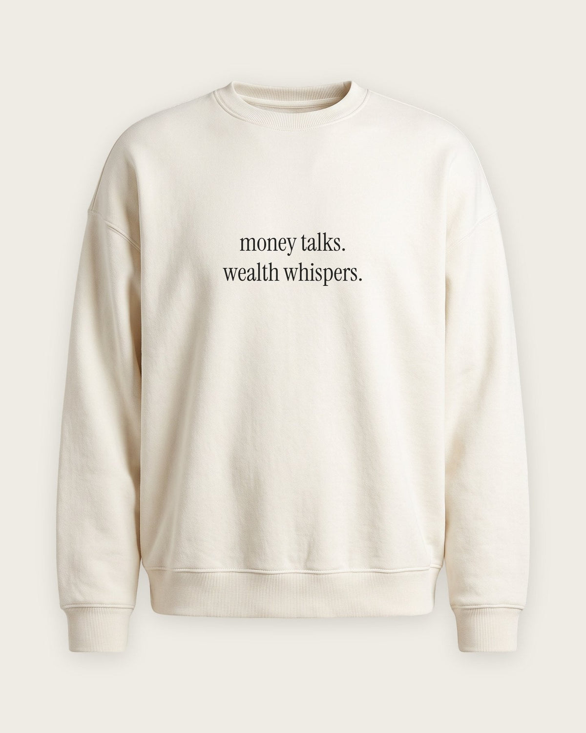 Moletom Careca “Money Talks, Wealth Whispers” — Off-White