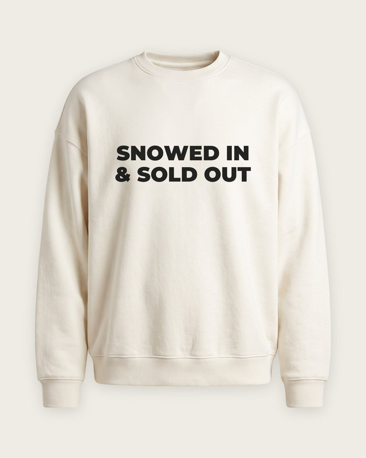 Moletom Careca “Snowed In and Sold Out” — Off-White