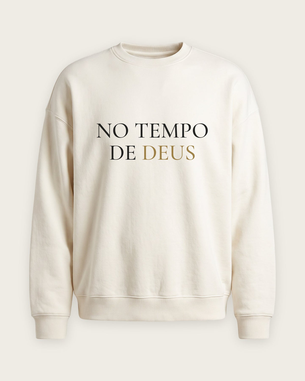 Moletom Careca “No Tempo de Deus” — Off-White