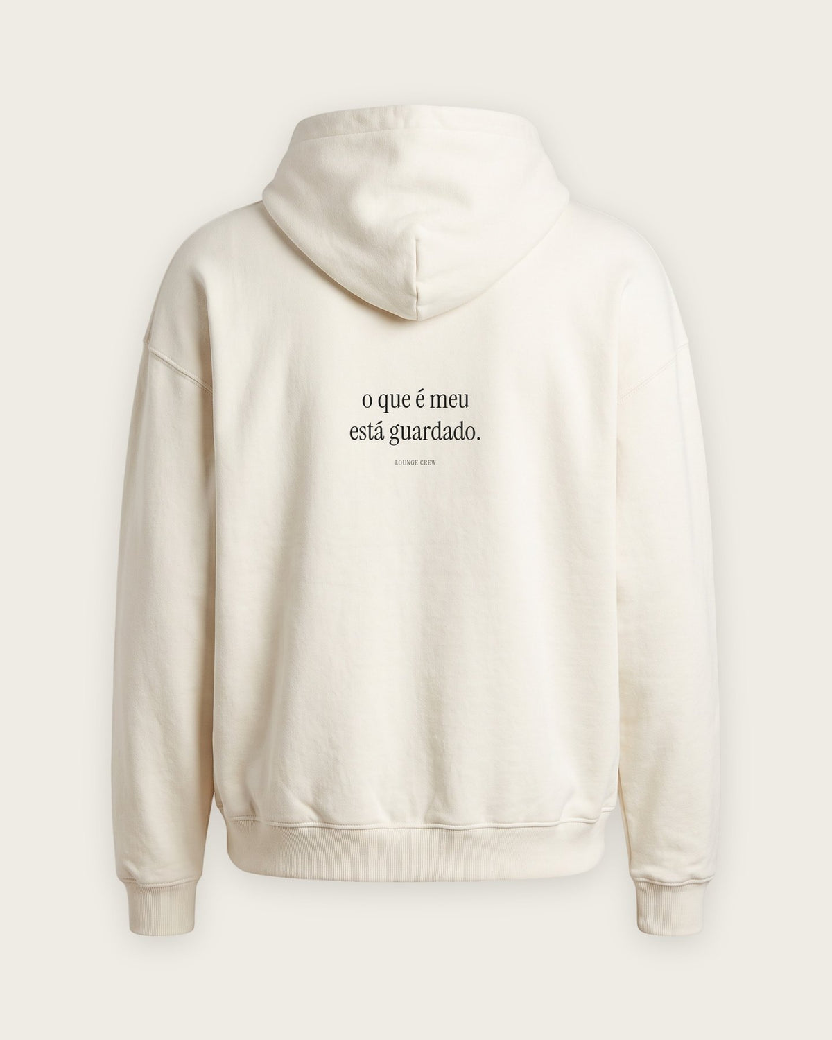 Moletom Oversized “O que é Meu Está Guardado” — Off-White
