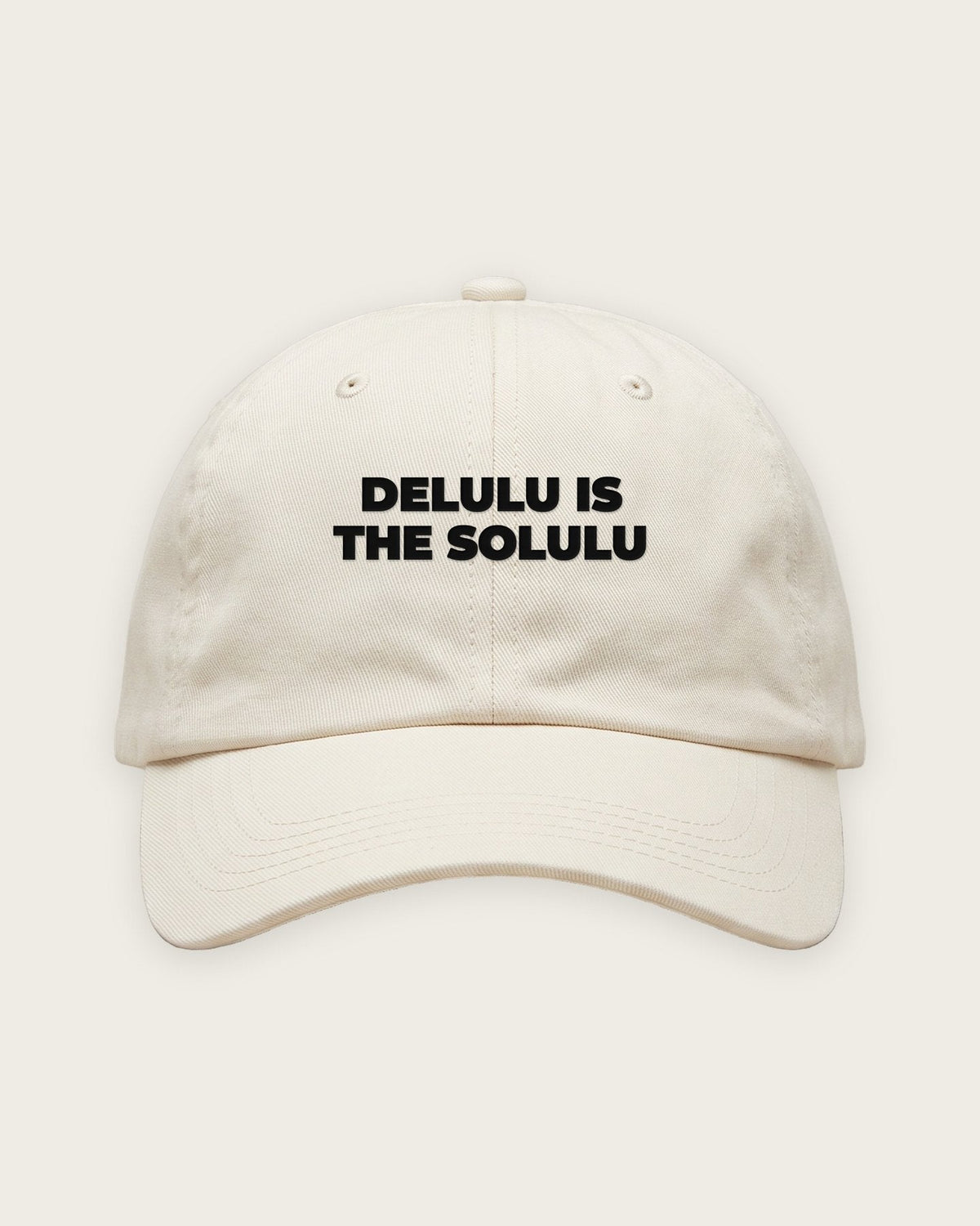 Boné Dad Hat “Delulu Is the Solulu” — Off-White