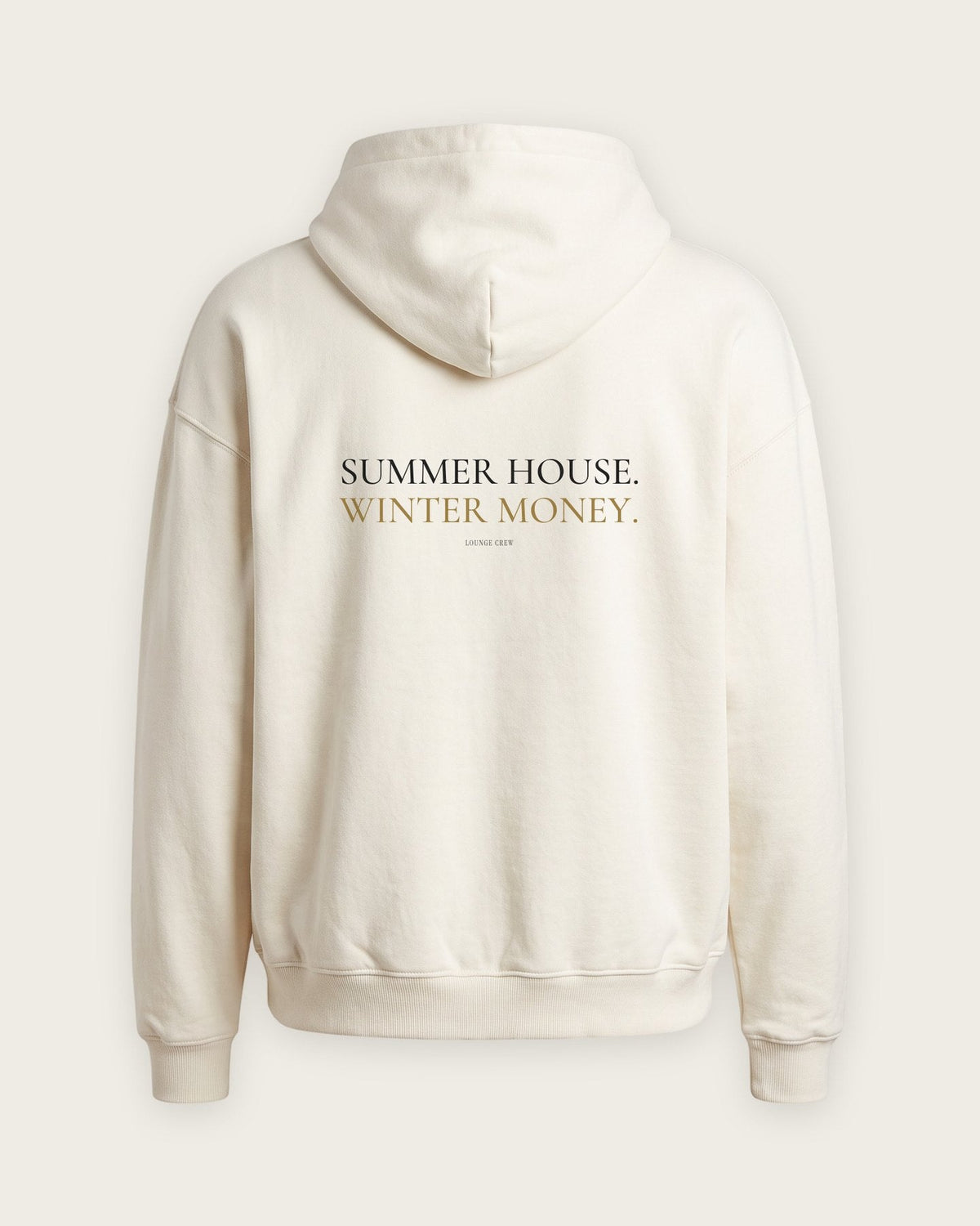 Moletom Oversized “Summer House, Winter Money” — Off-White