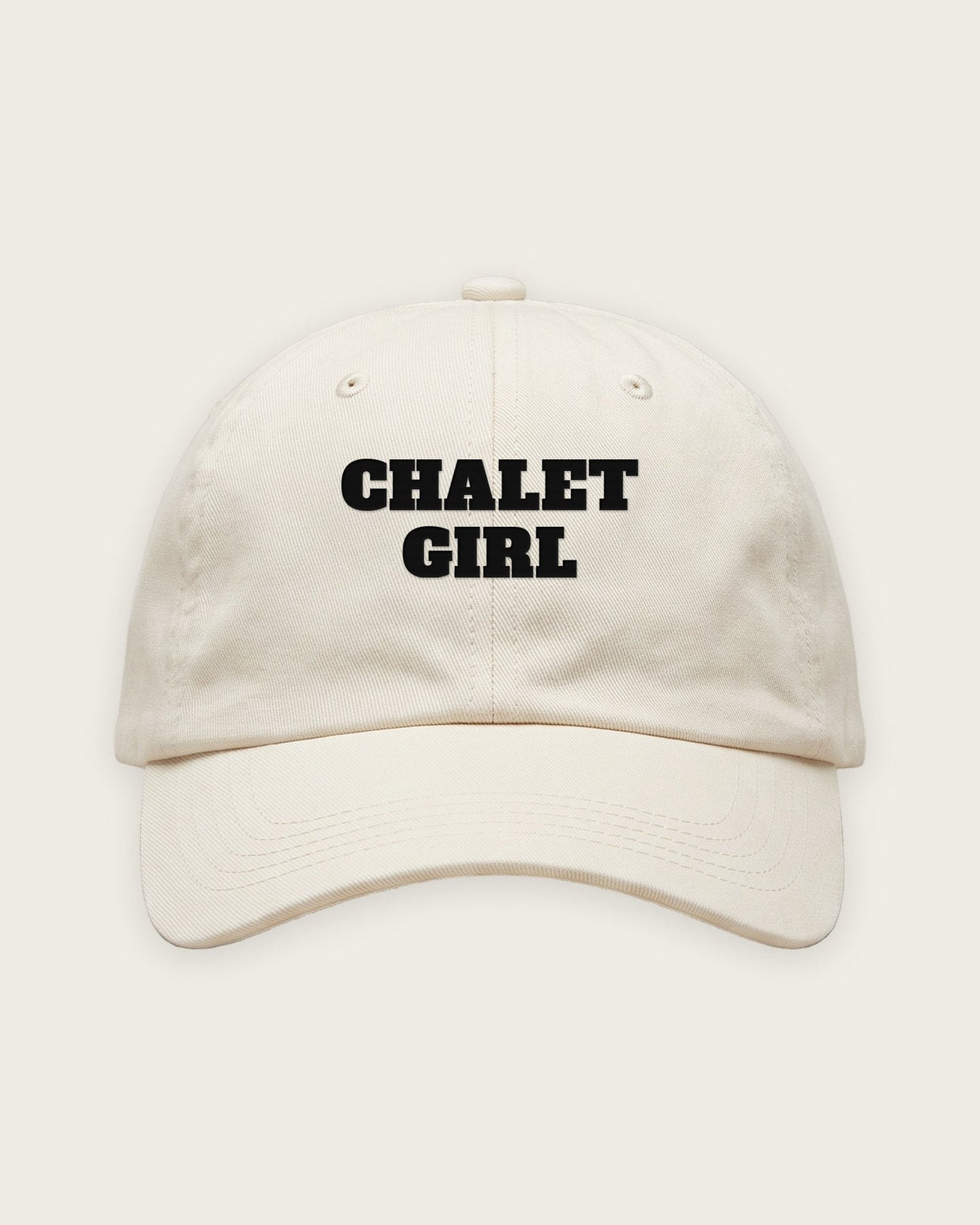 Boné Dad Hat “Chalet Girl” — Off-White