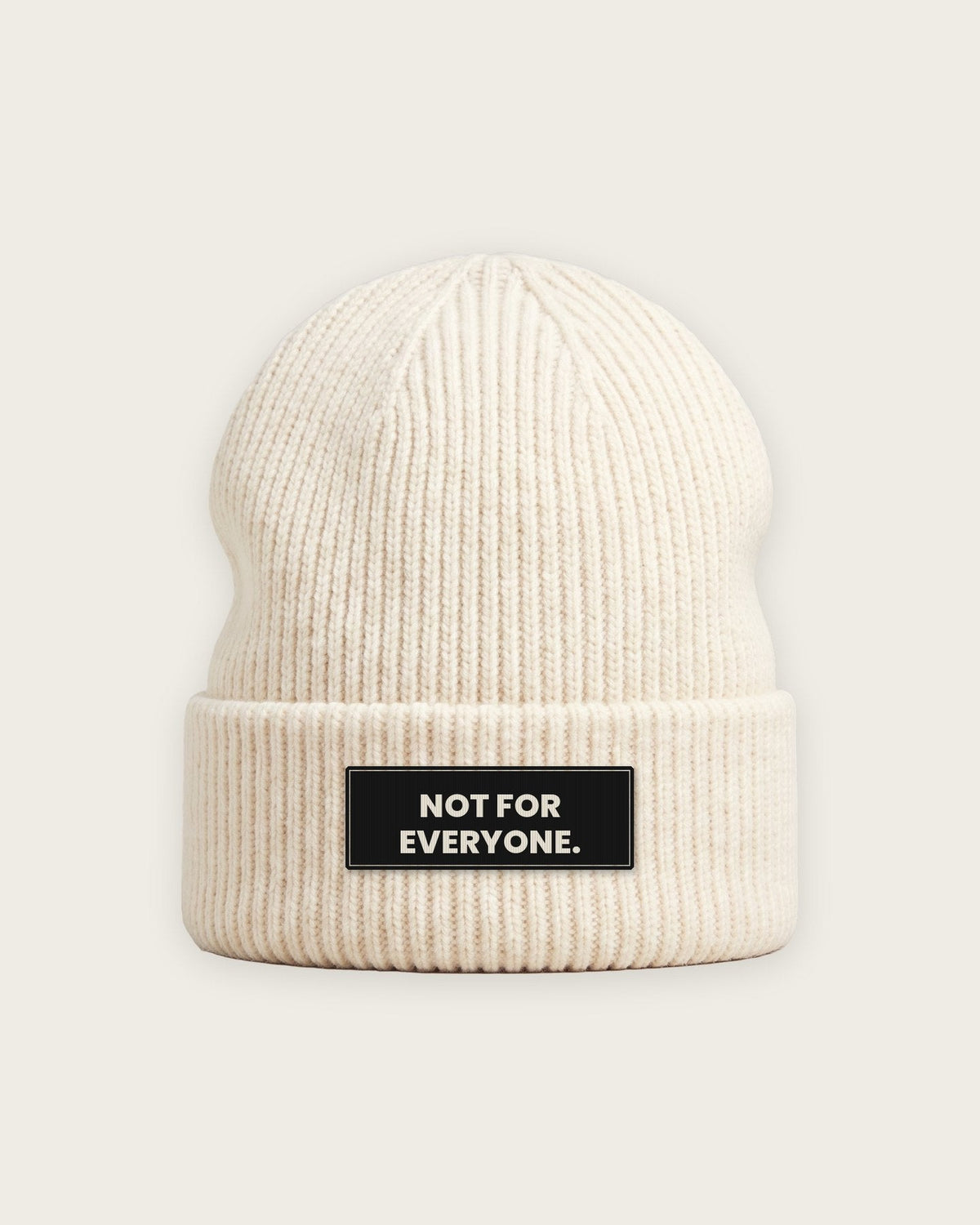 Gorro Canelado “Not for Everyone” — Off-White