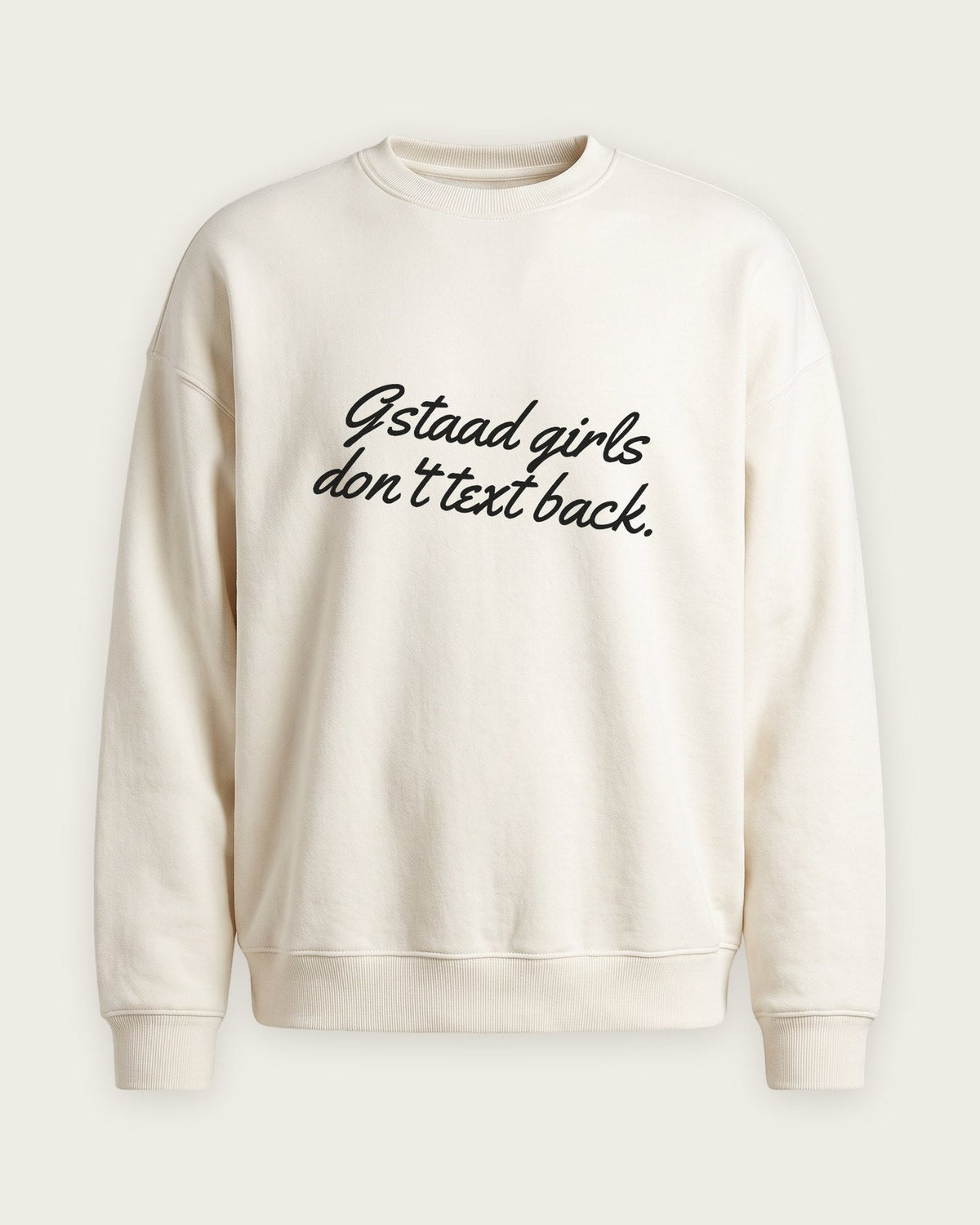 Moletom Careca “Gstaad Girls Don't Text Back” — Off-White