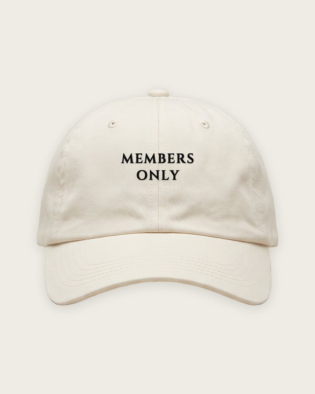Boné Dad Hat “Members Only” — Off-White