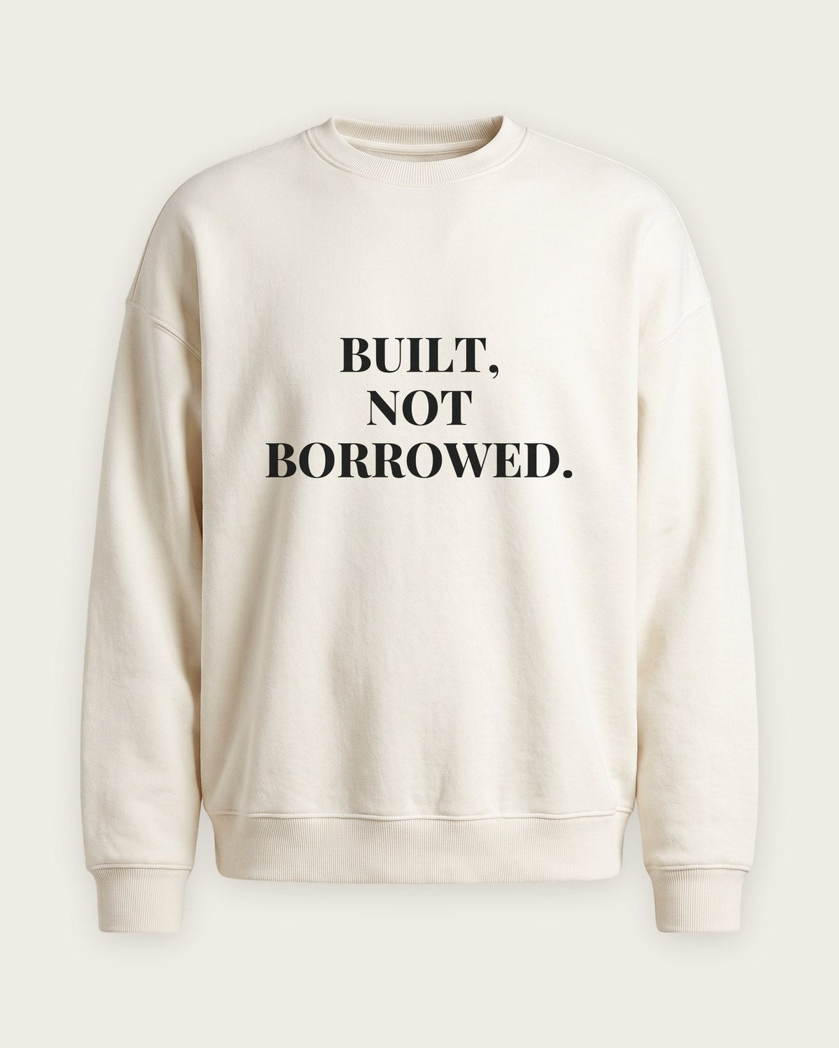 Moletom Careca “Built, Not Borrowed” — Off-White