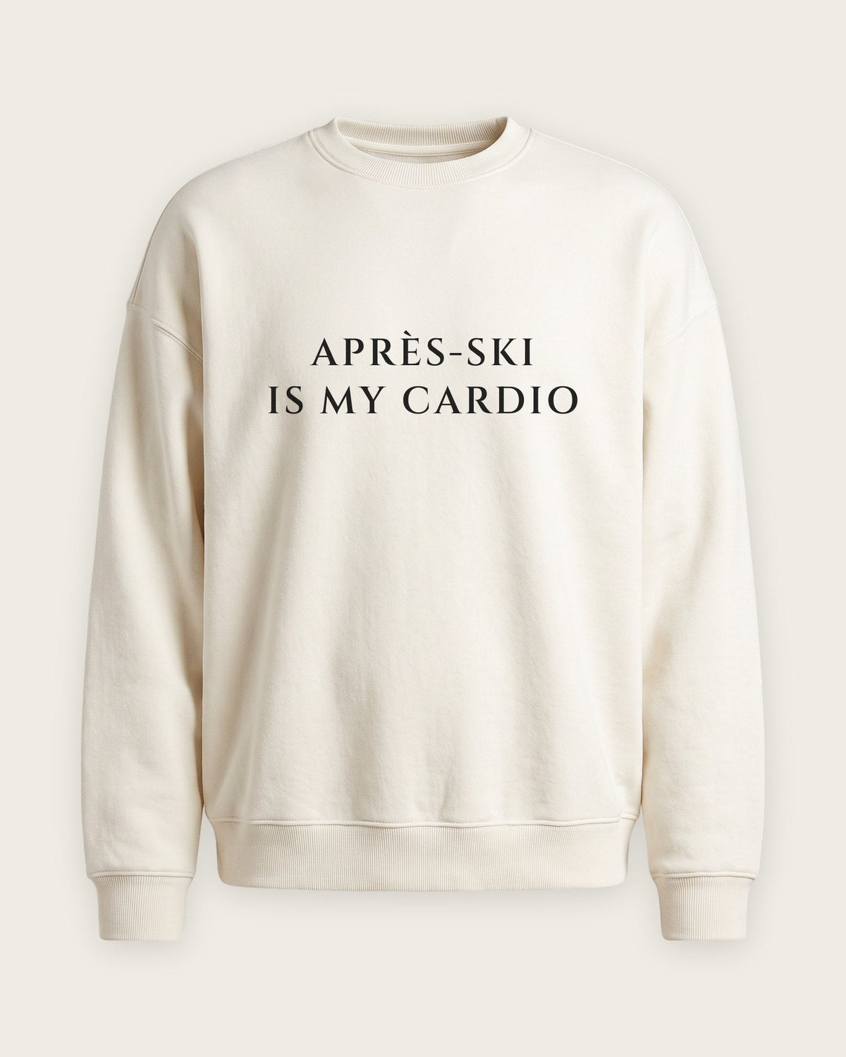 Moletom Careca “Après-Ski Is My Cardio” — Off-White