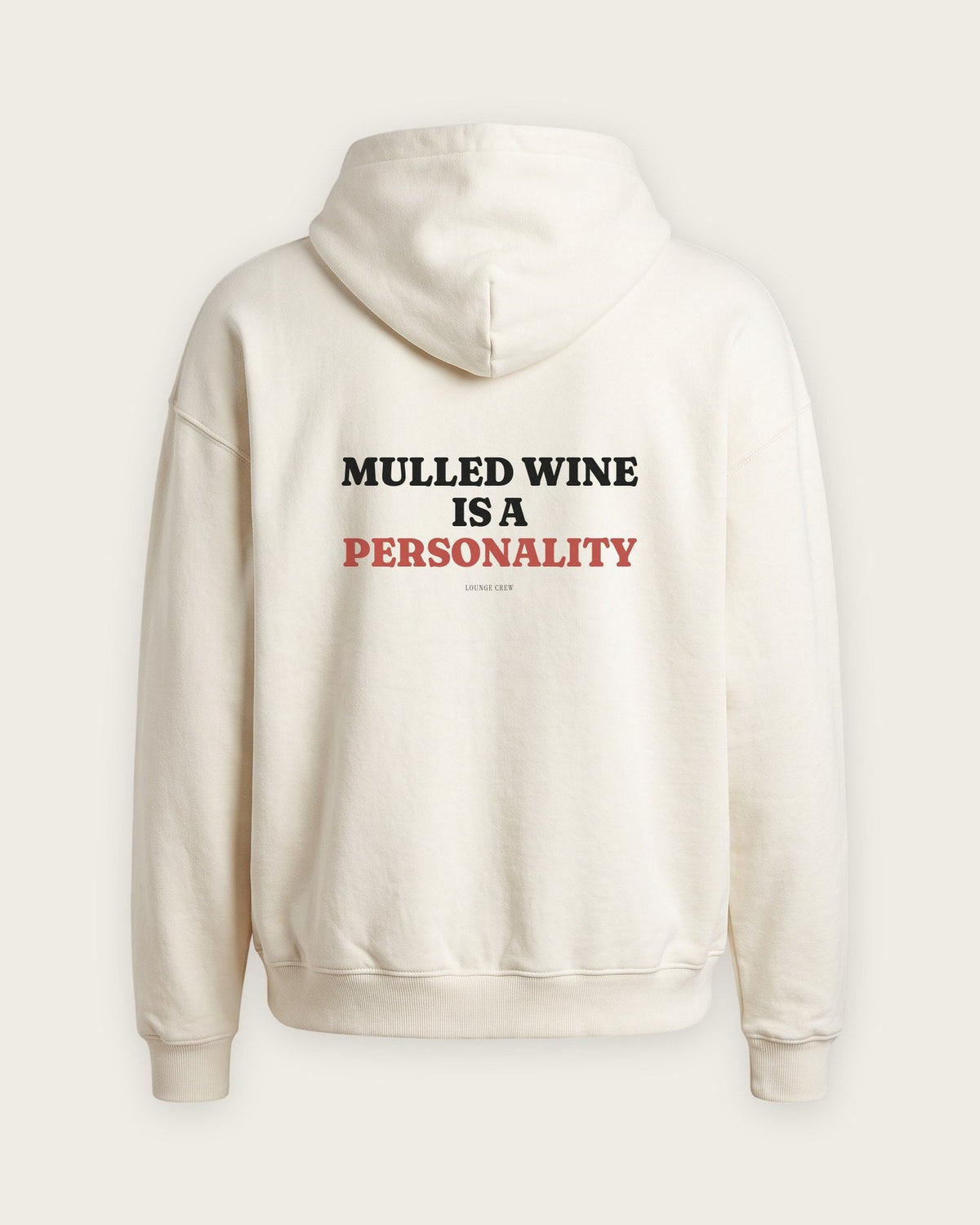Moletom Oversized “Mulled Wine Is a Personality” — Off-White