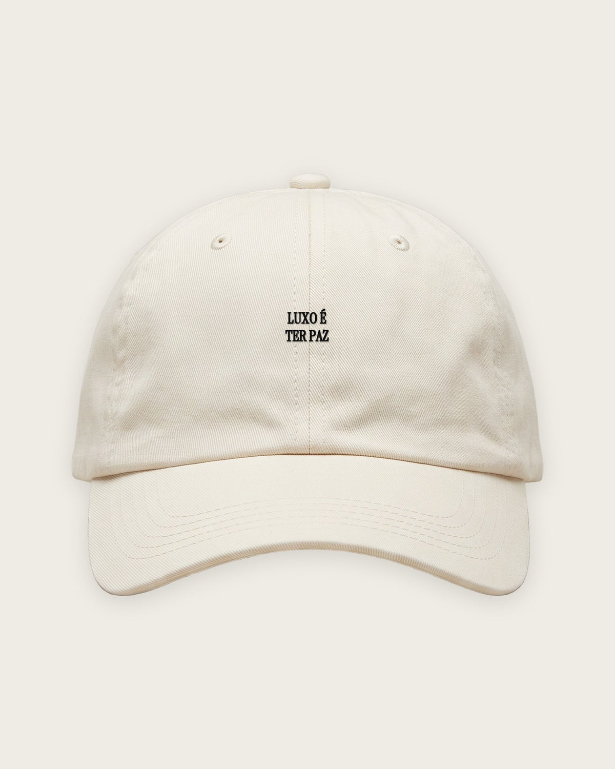Boné Dad Hat “Luxo é Ter Paz” — Off-White