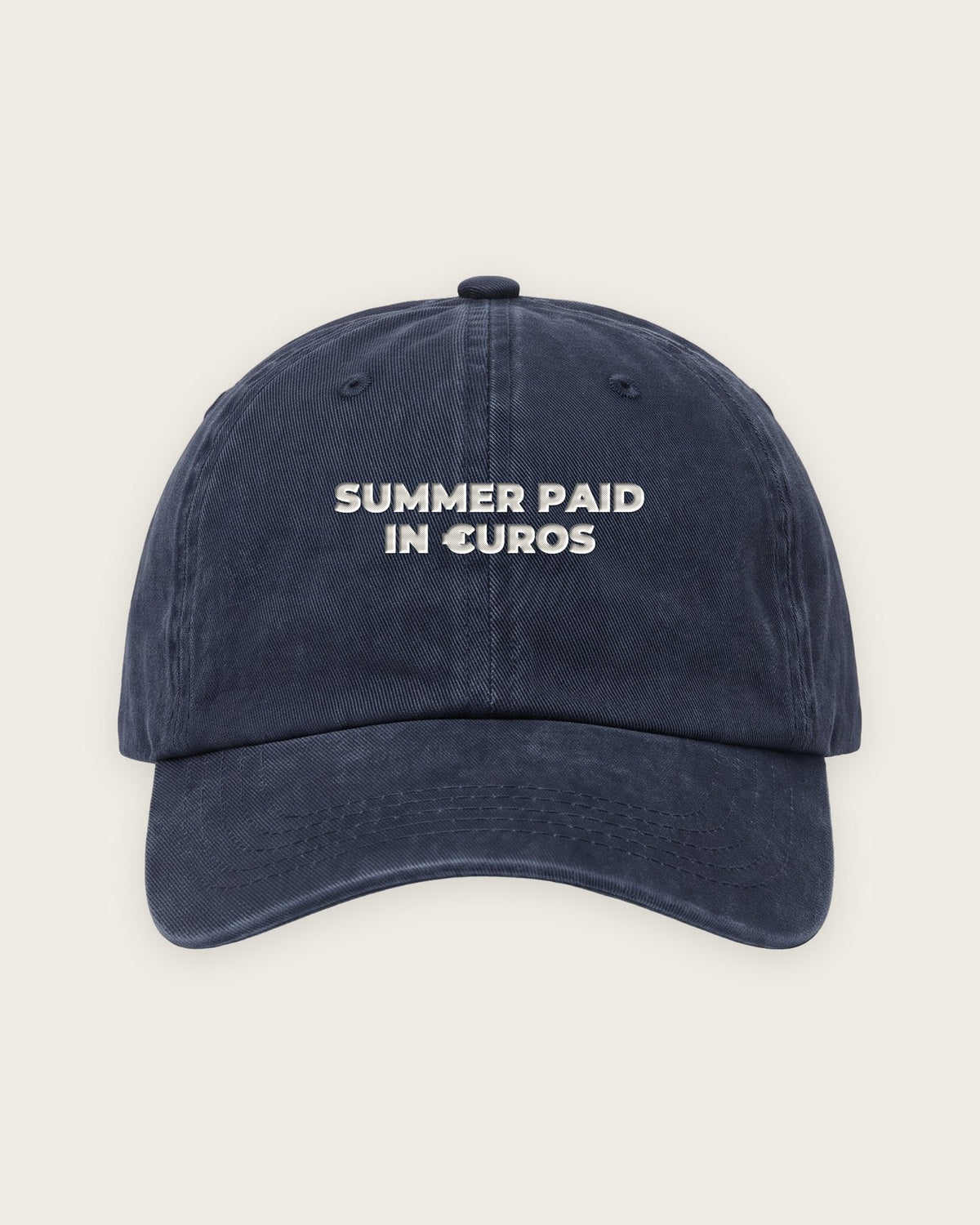Boné Dad Hat “Summer Paid in Euros” — Marinho