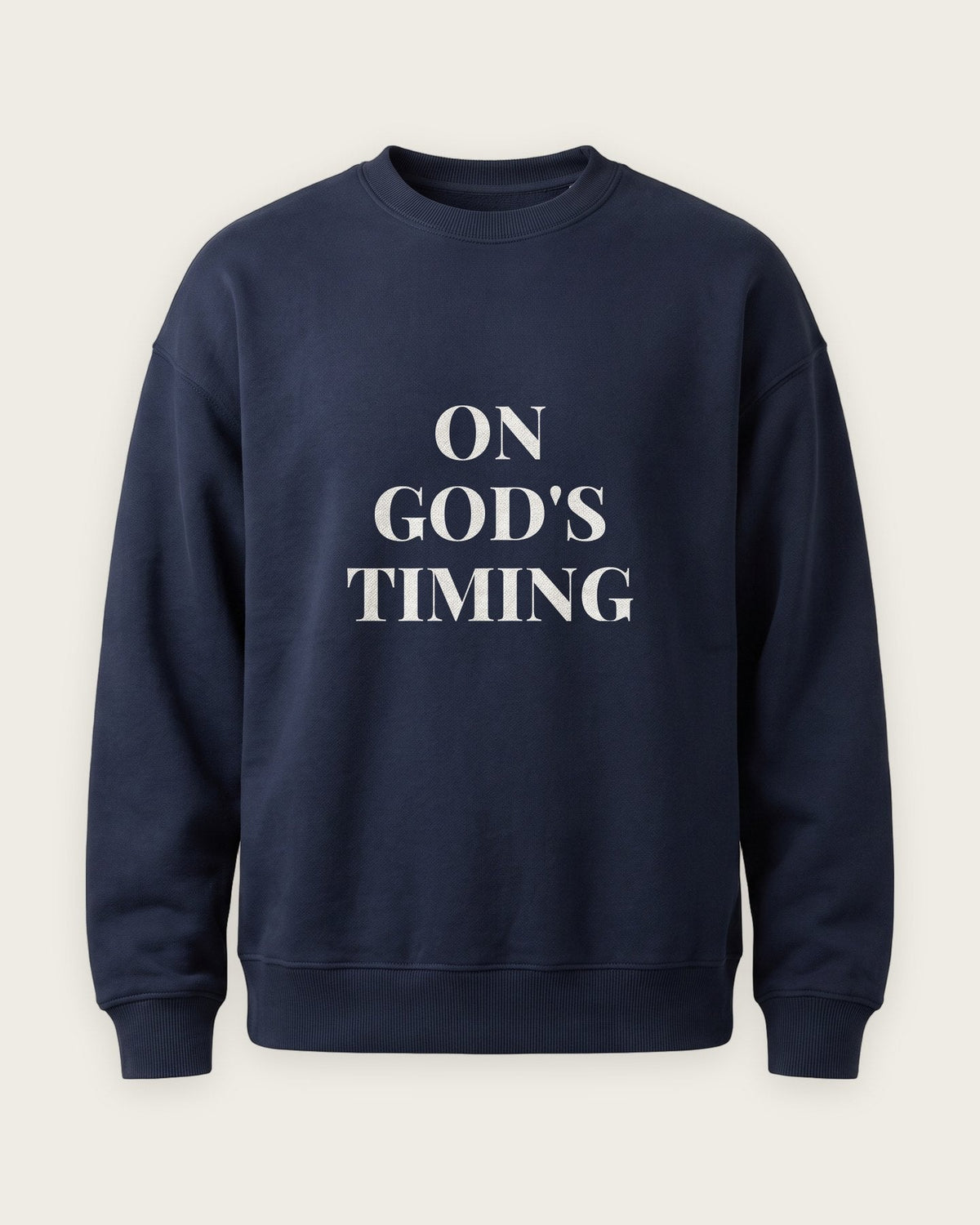 Moletom Careca “On God's Timing” — Marinho