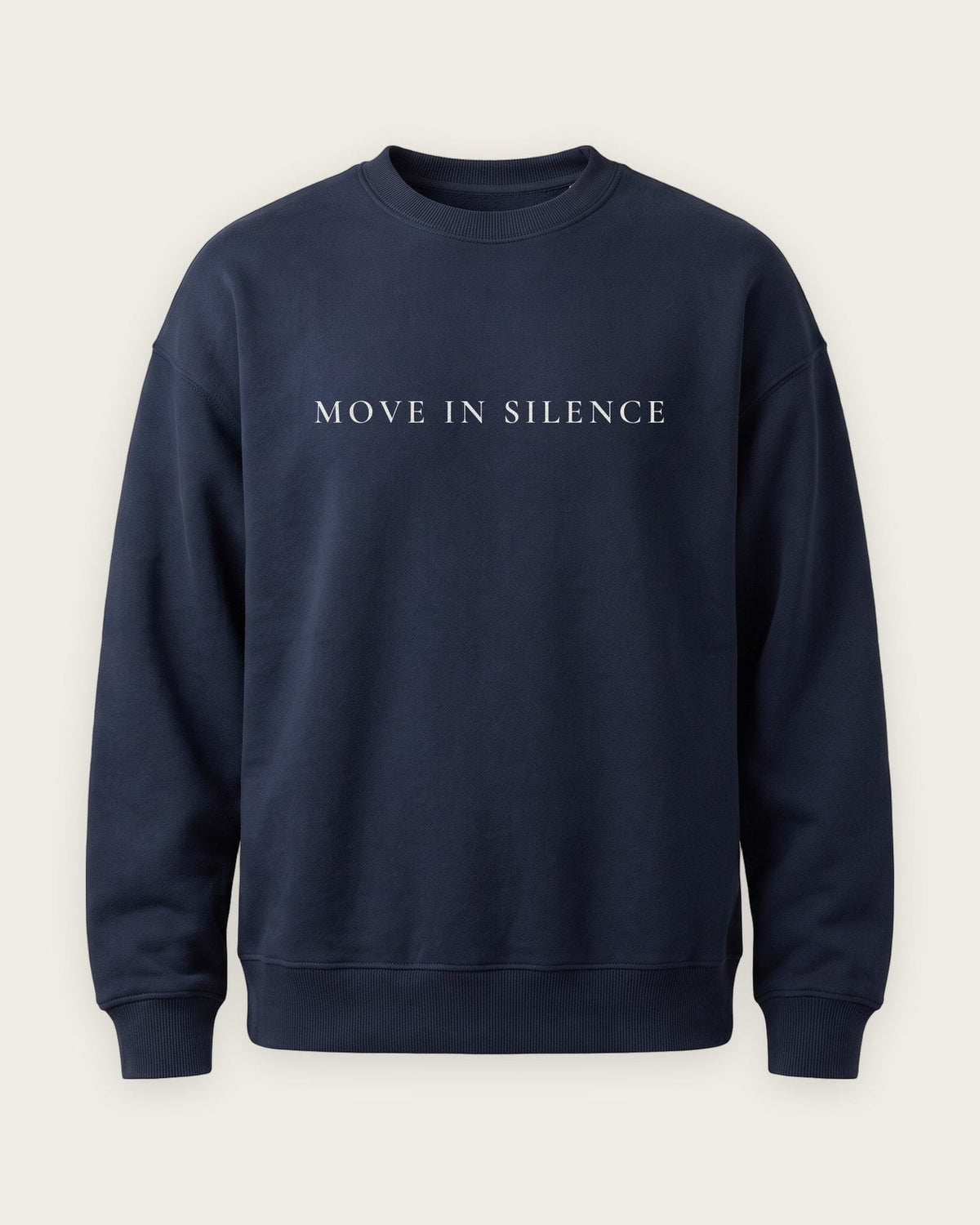 Moletom Careca “Move in Silence” — Marinho