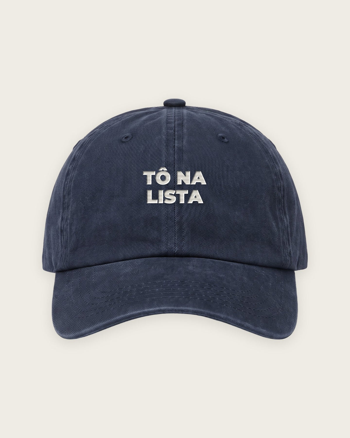 Boné Dad Hat “Tô na Lista” — Marinho