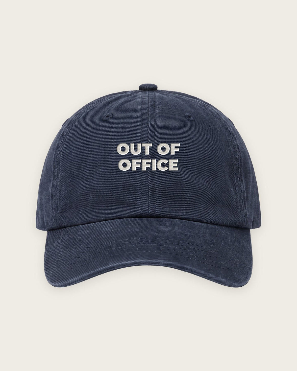 Boné Dad Hat “Out of Office Until September” — Marinho