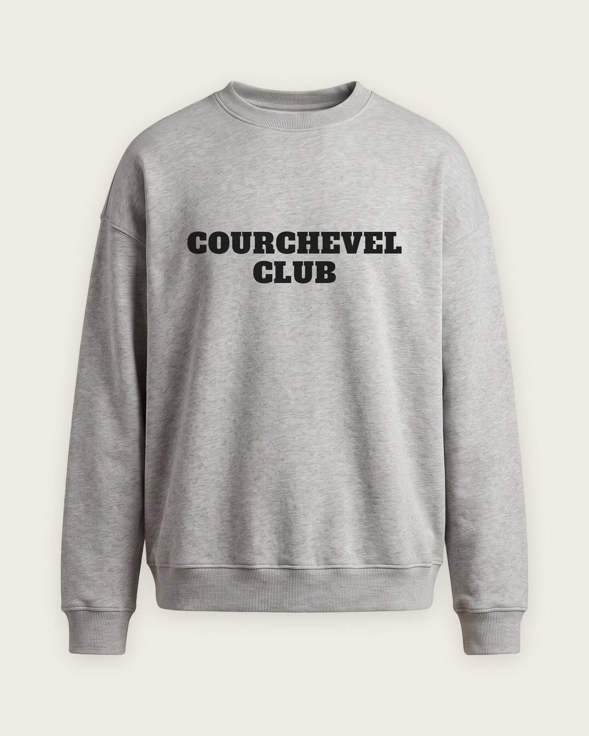 Moletom Careca “Courchevel Club” — Cinza Mescla