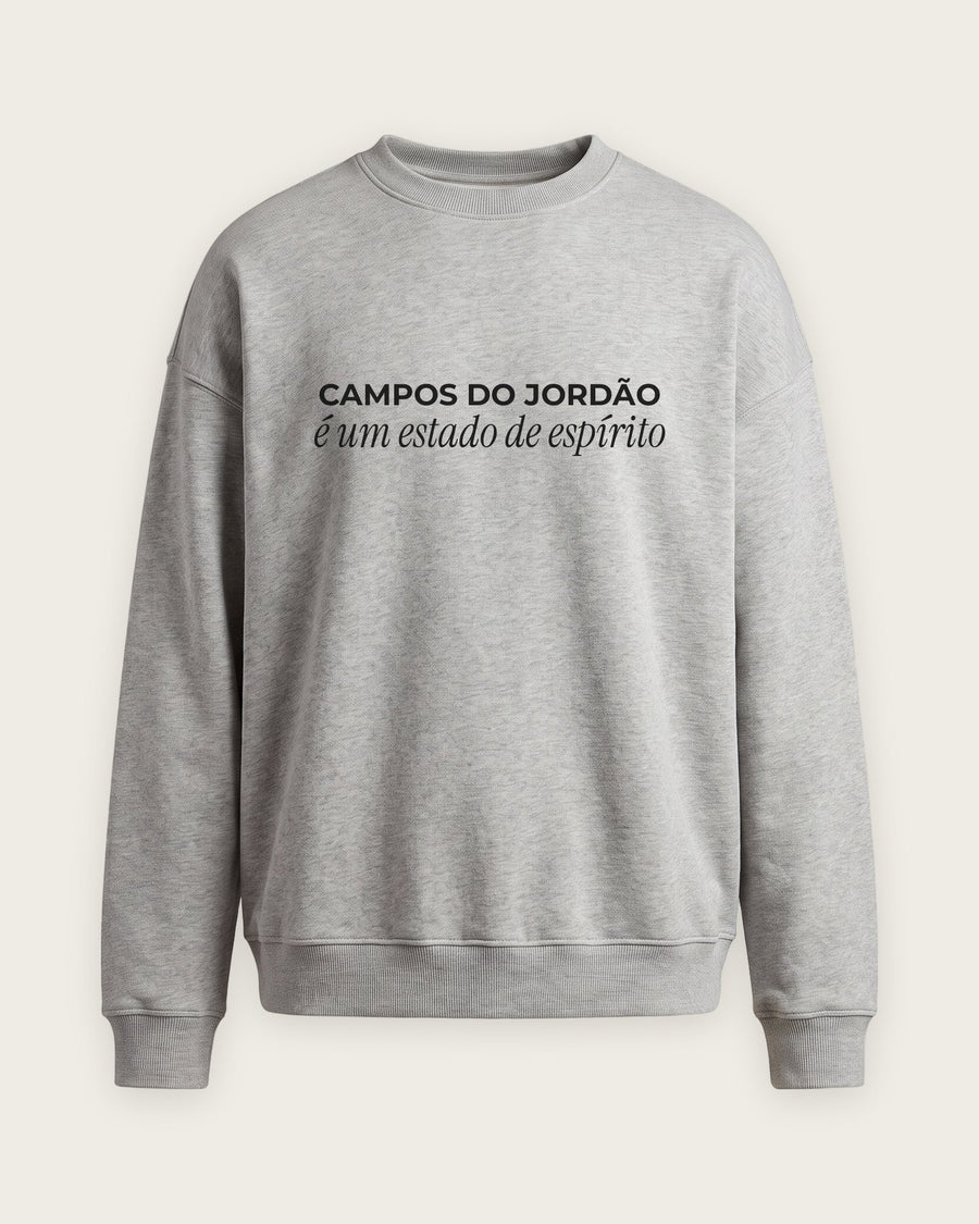 Moletom Careca “Campos do Jordão é um Estado de Espírito”