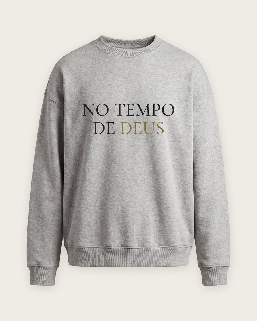 Moletom Careca “No Tempo de Deus”