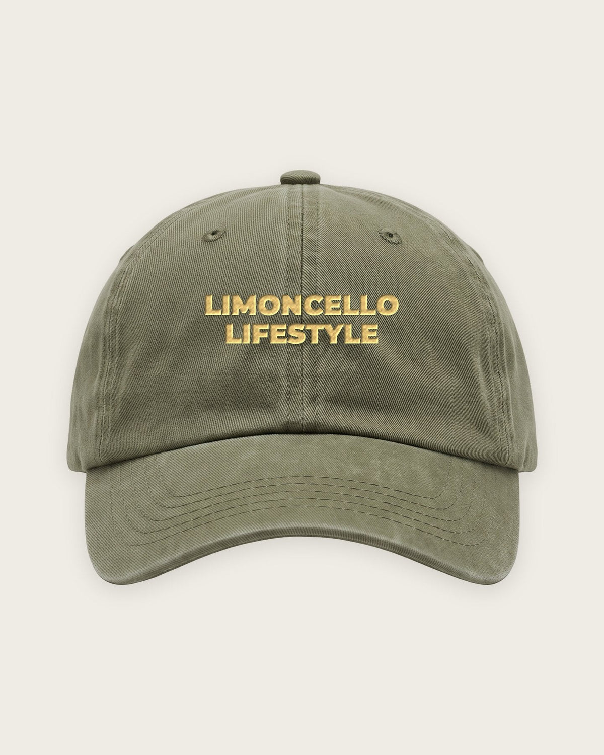 Boné Dad Hat “Limoncello Lifestyle” — Verde Musgo