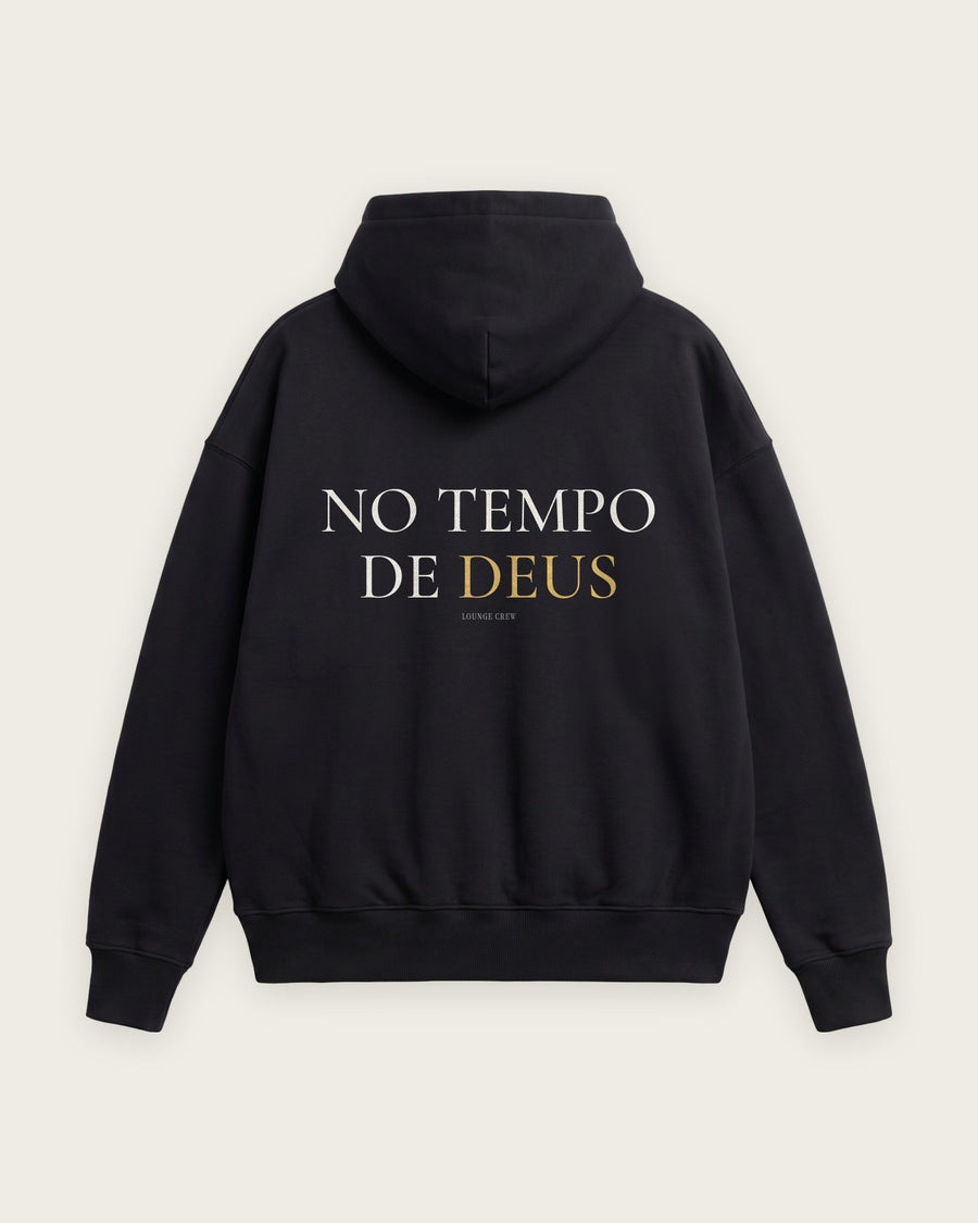Moletom Oversized “No Tempo de Deus”