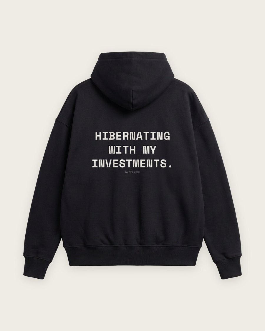 Moletom Oversized “Hibernating With My Investments”