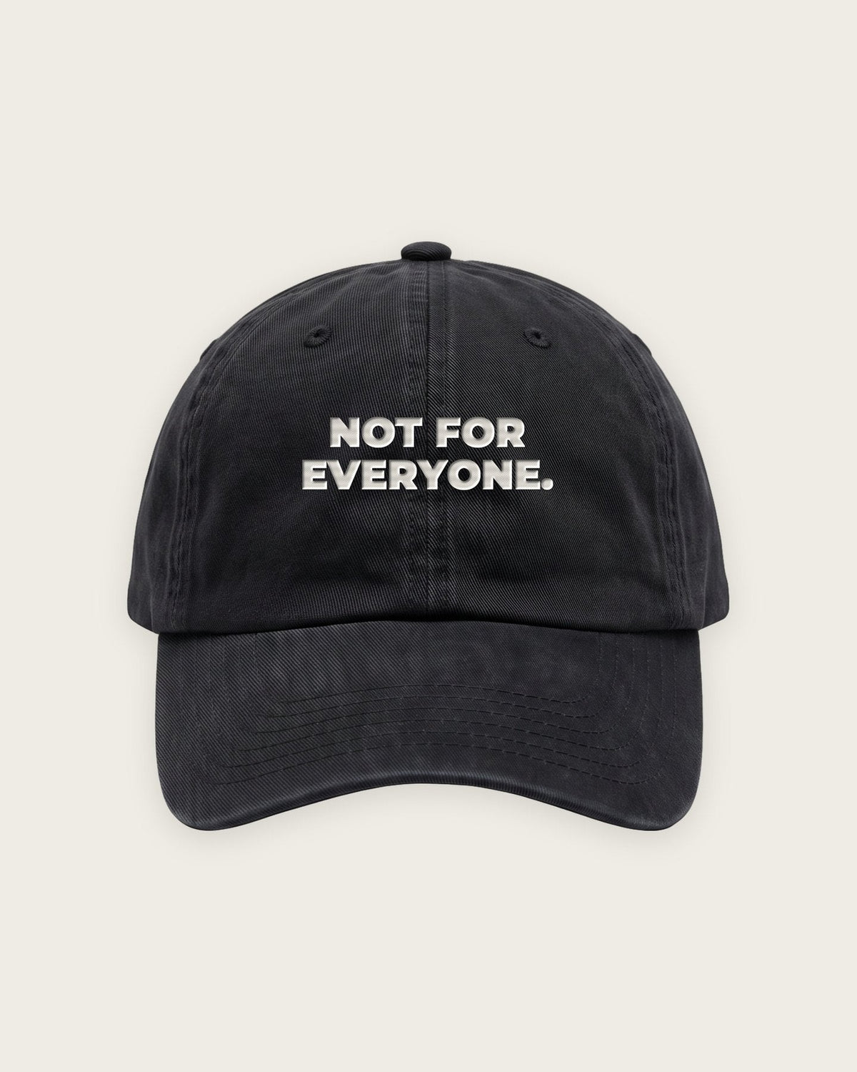 Boné Dad Hat “Not for Everyone” — Preto