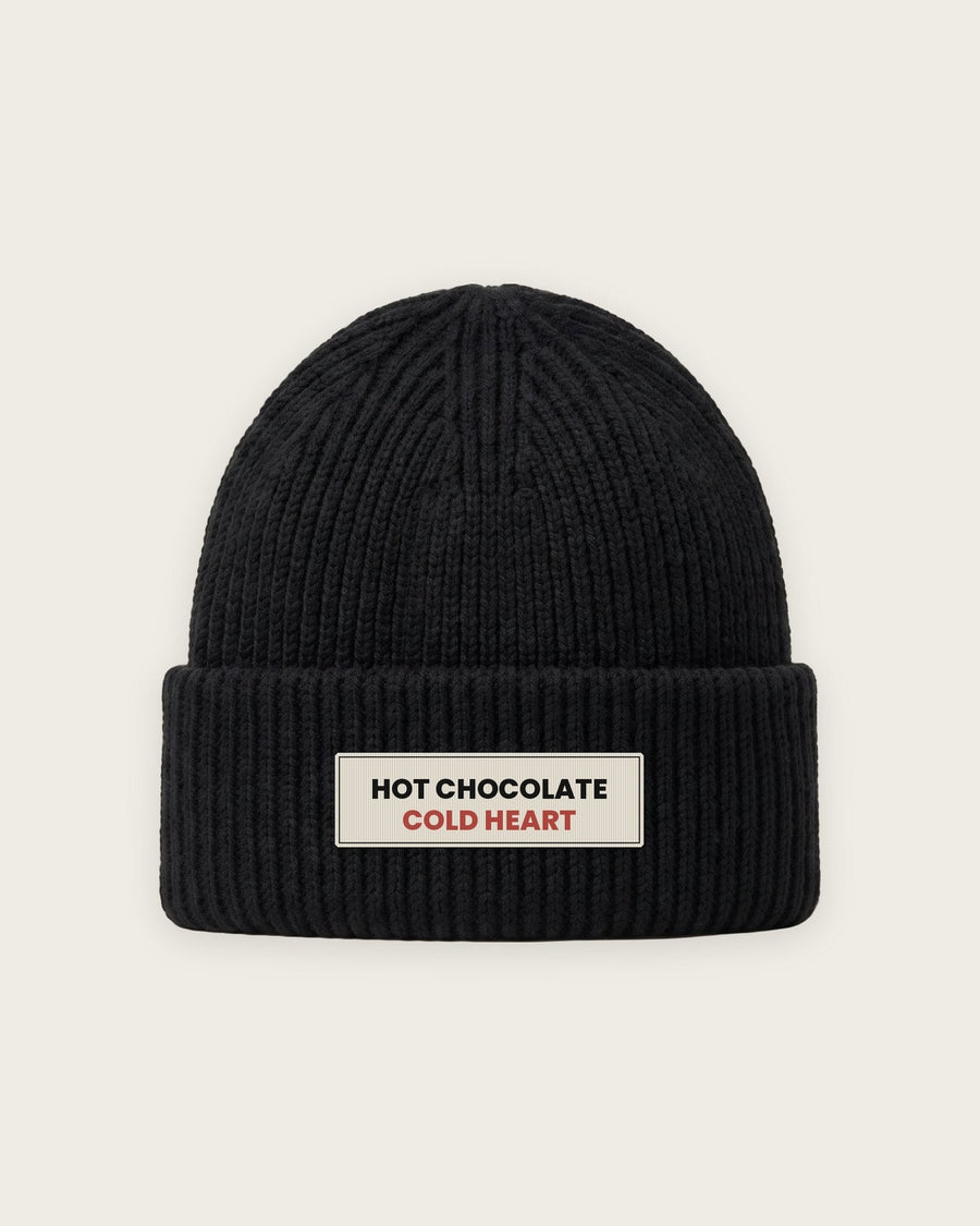 Gorro Canelado “Hot Chocolate, Cold Heart”