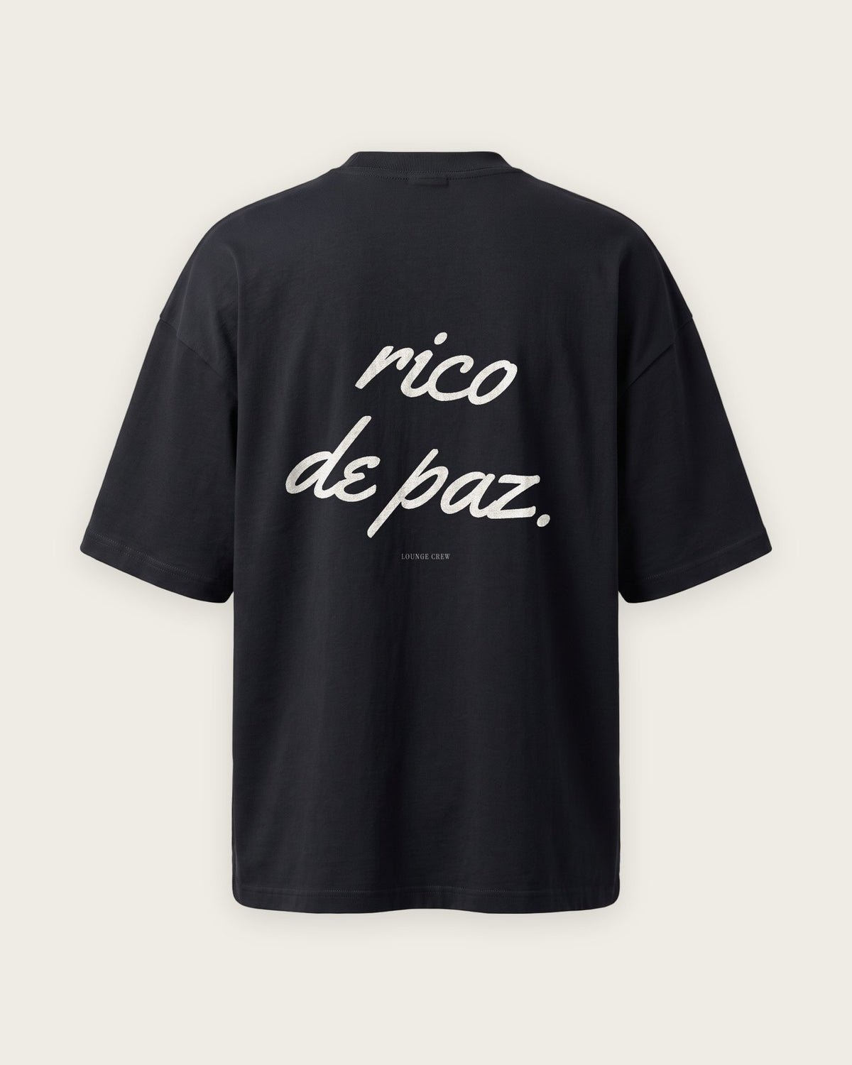 Camiseta Oversized “Rico de Paz” — Preto