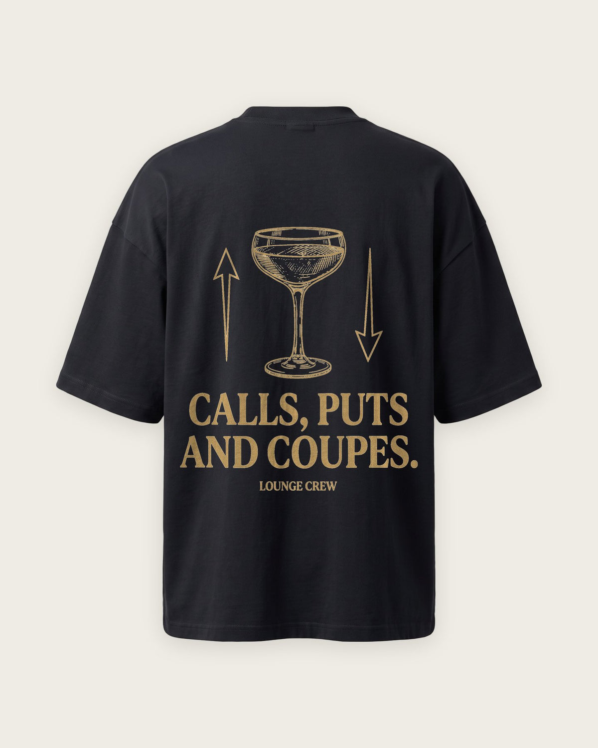 Camiseta “Calls, Puts and Coupes” — Preto
