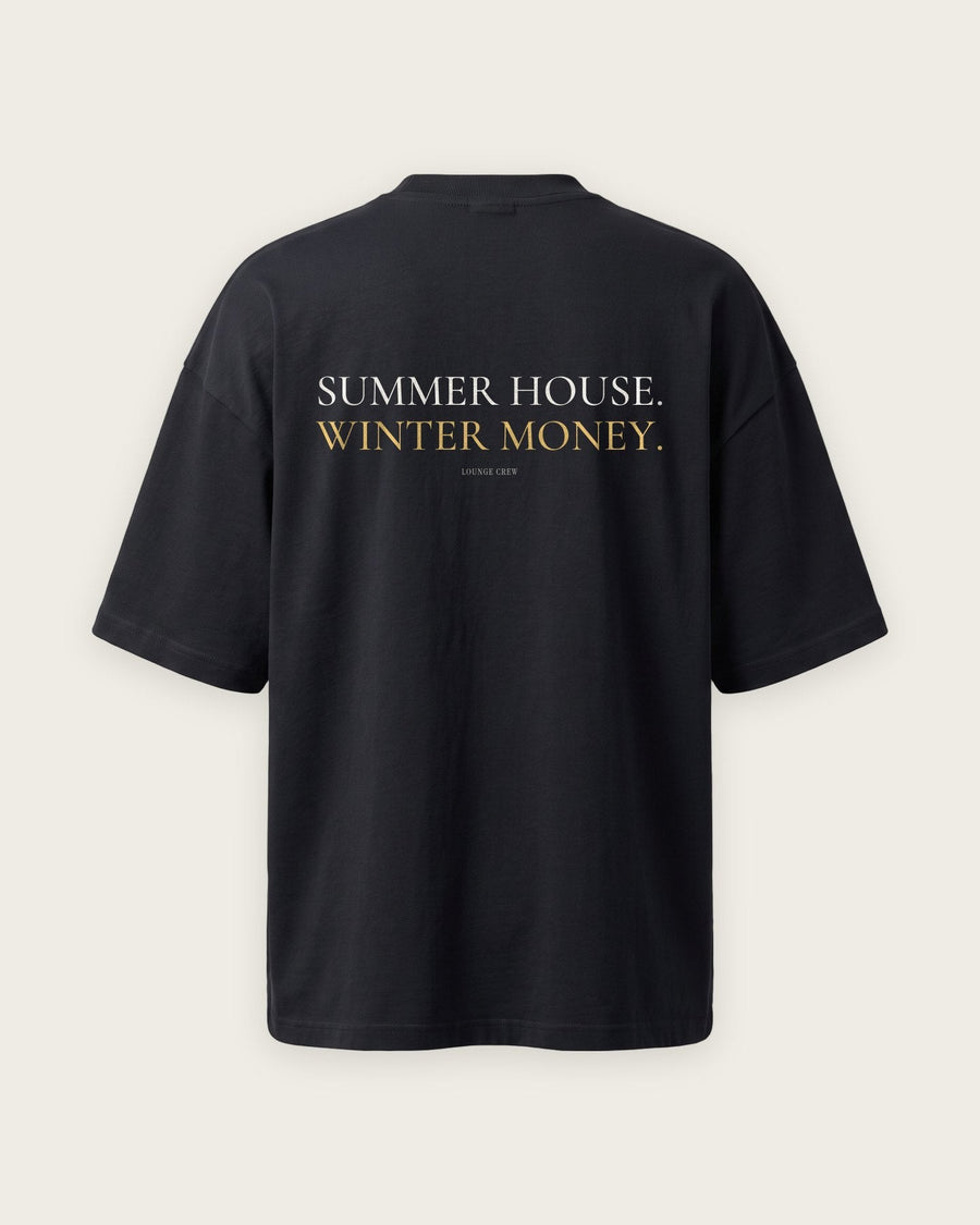 Camiseta Oversized “Summer House, Winter Money”