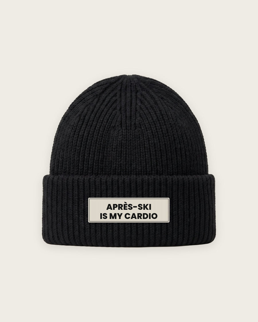 Gorro Canelado “Après-Ski Is My Cardio”