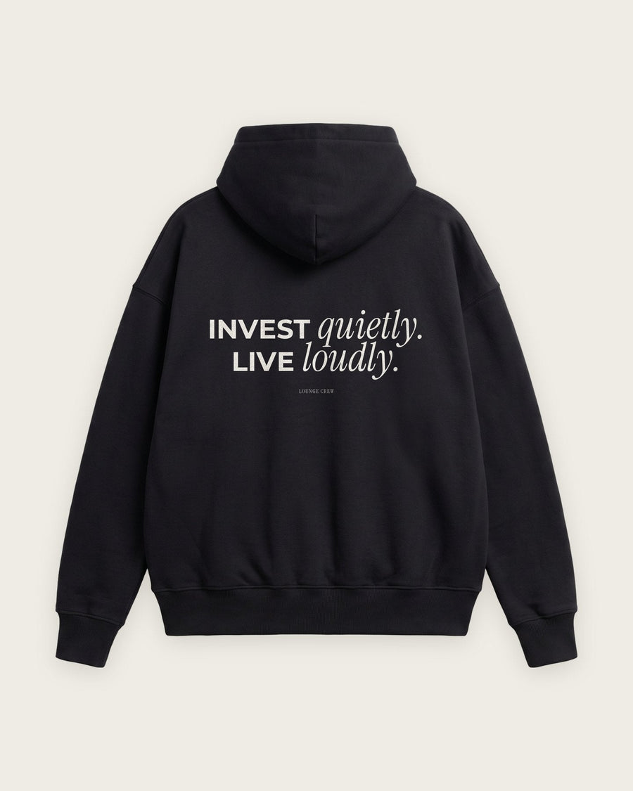 Moletom Oversized “Invest Quietly, Live Loudly”