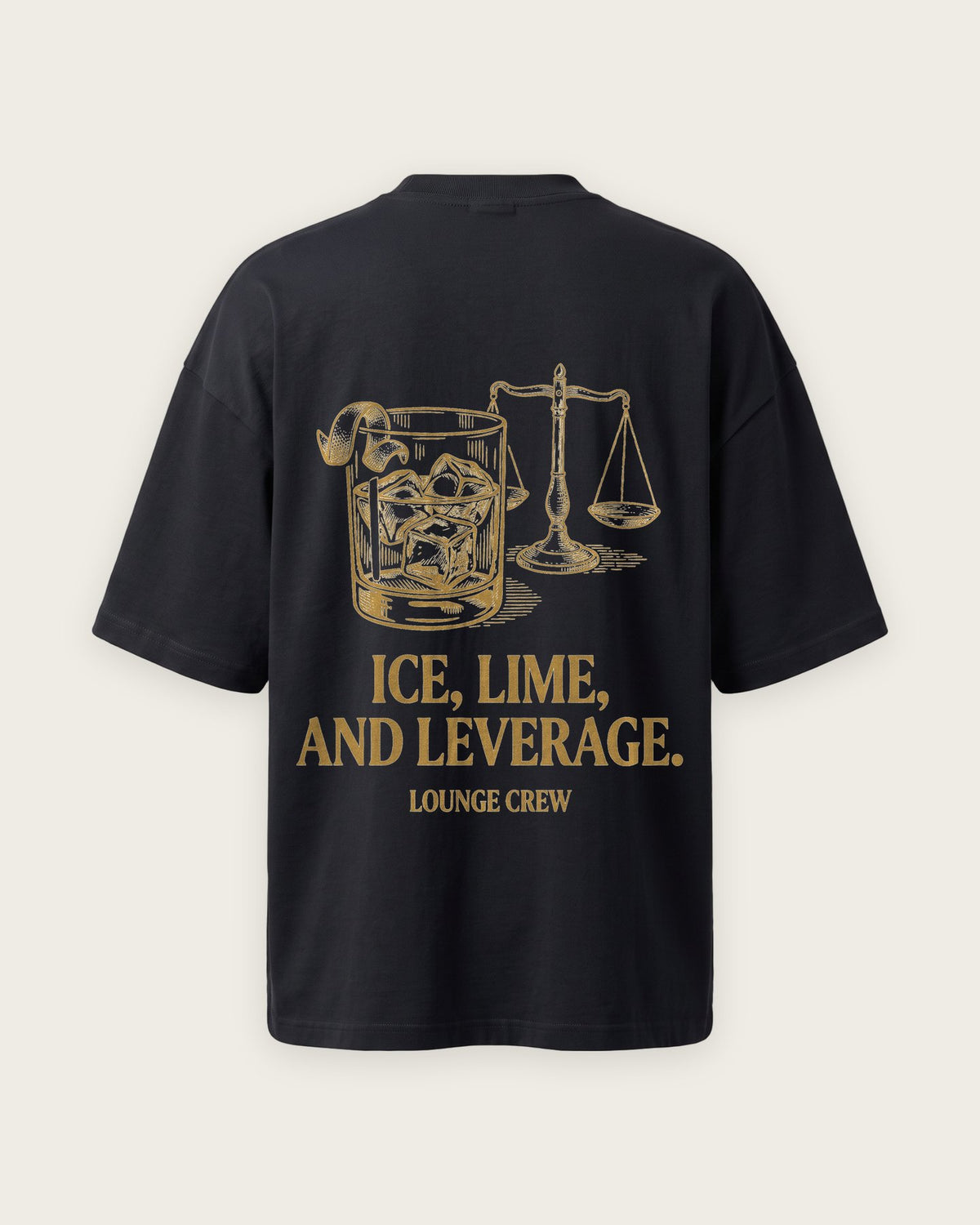 Camiseta “Ice, Lime and Leverage” — Preto