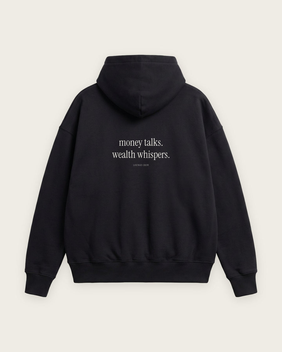 Moletom Oversized “Money Talks, Wealth Whispers”