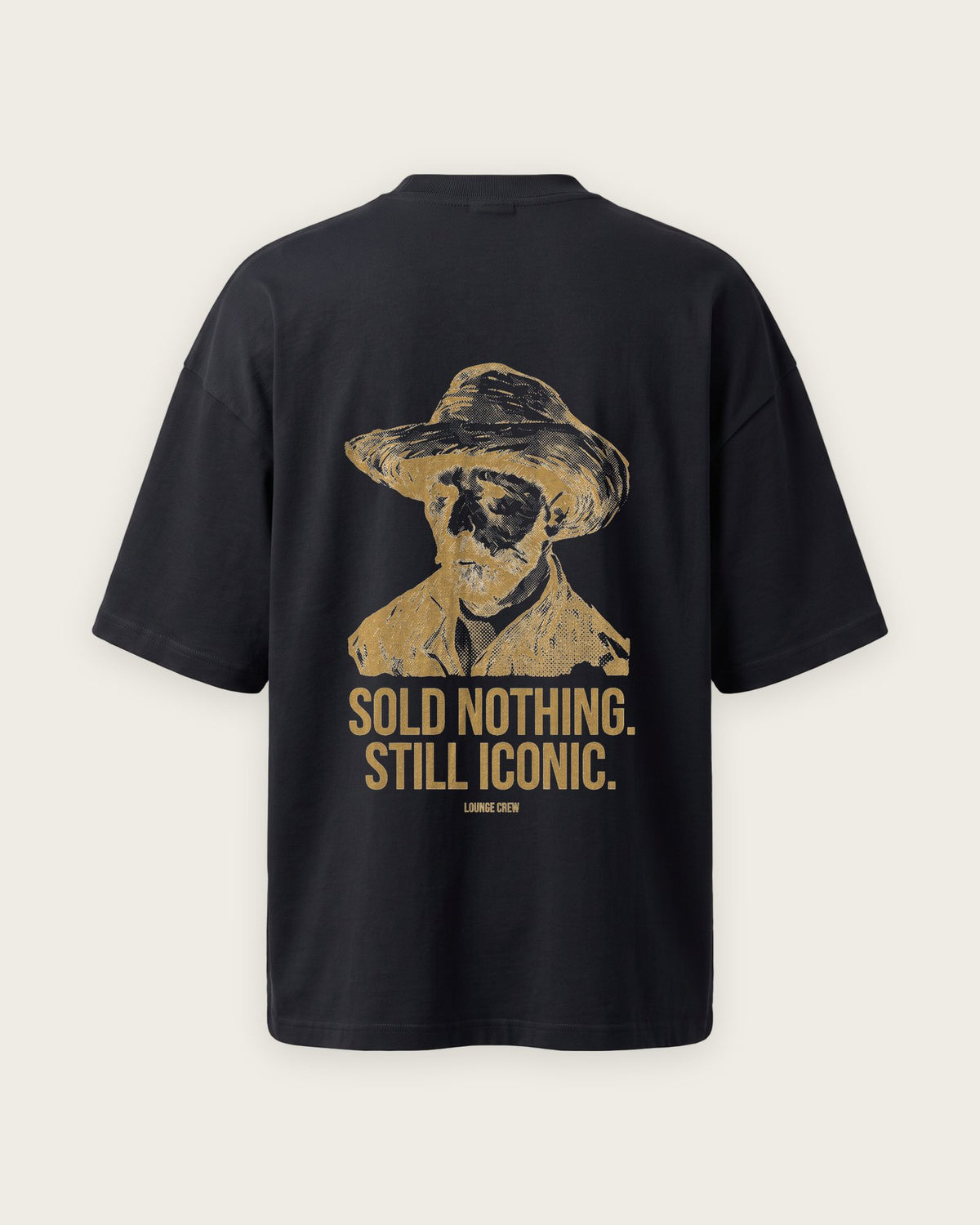 Camiseta “Sold Nothing, Still Iconic” — Preto