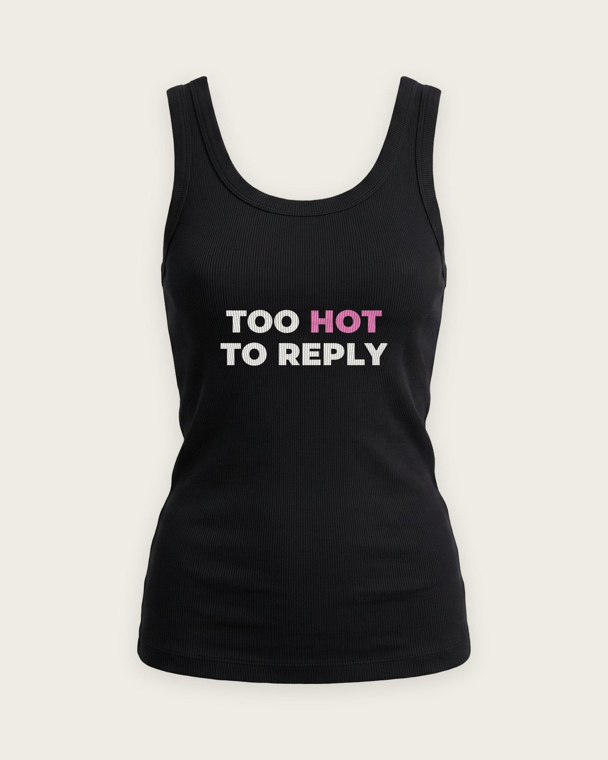Regata Canelada “Too Hot to Reply” — Preto