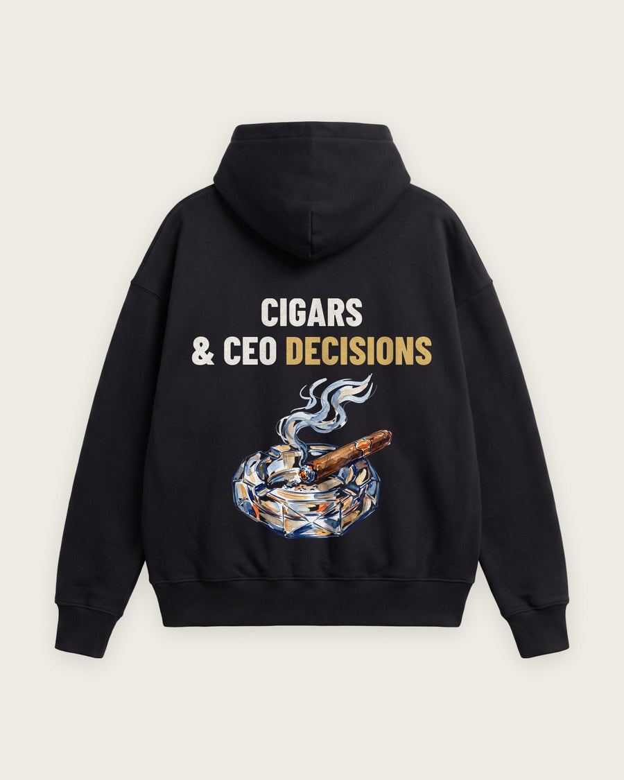 Moletom Oversized “Cigars and CEO Decisions”