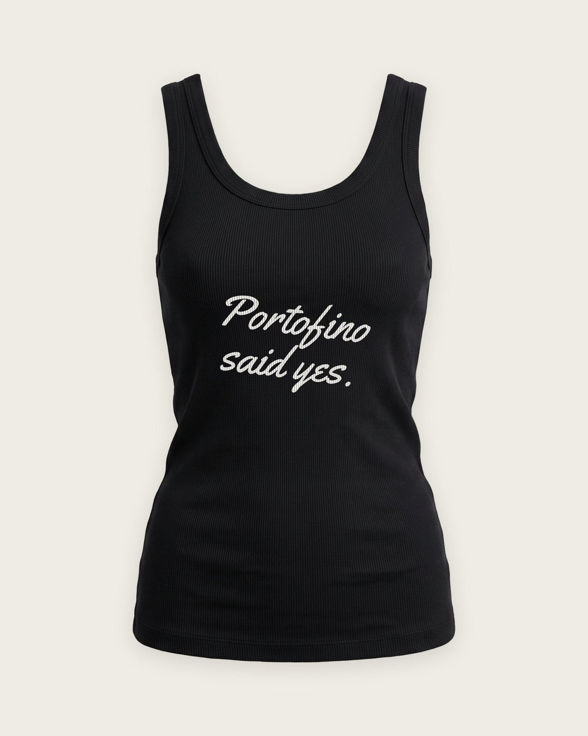 Regata Canelada “Portofino Said Yes” — Preto