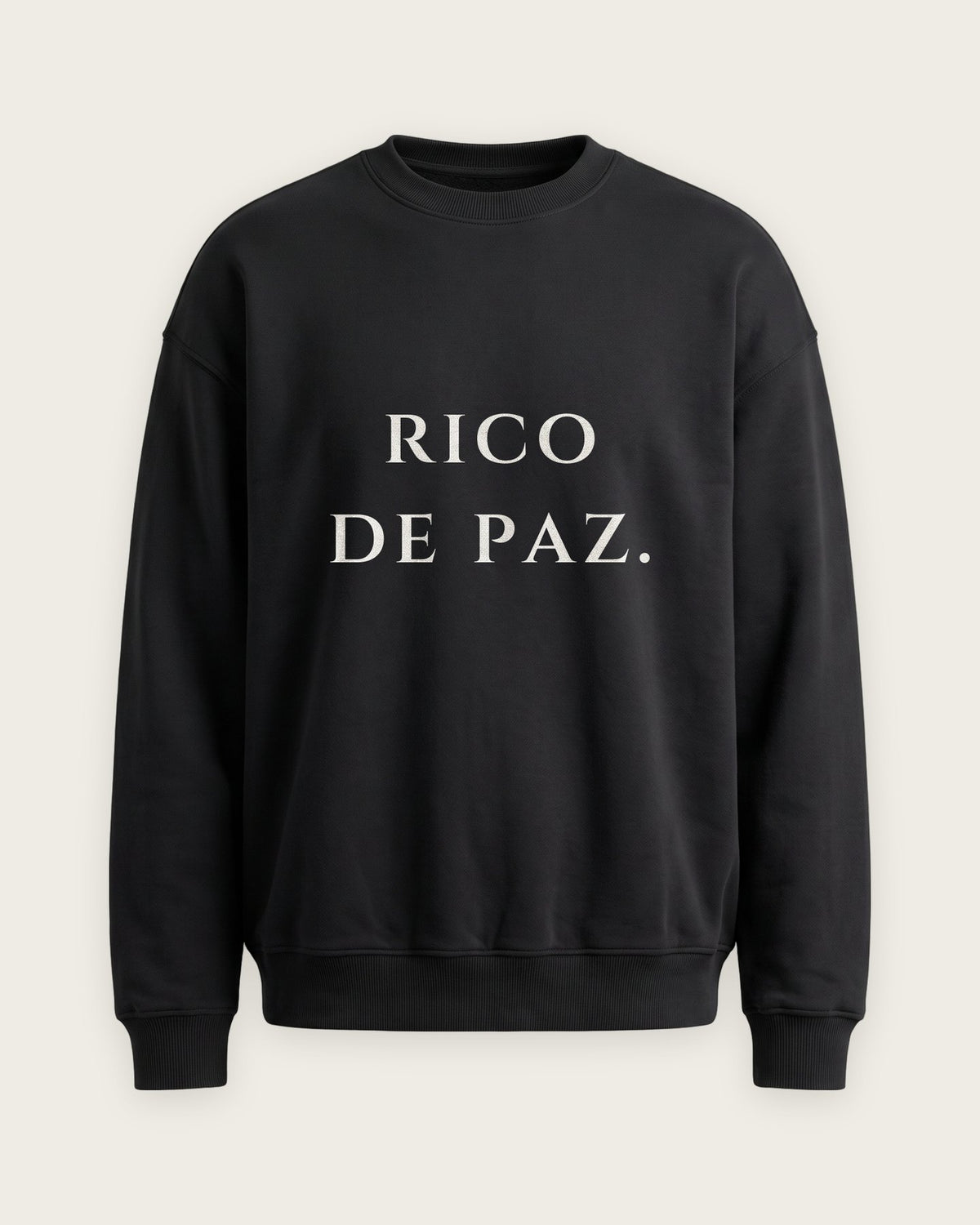Moletom Careca “Rico de Paz” — Preto